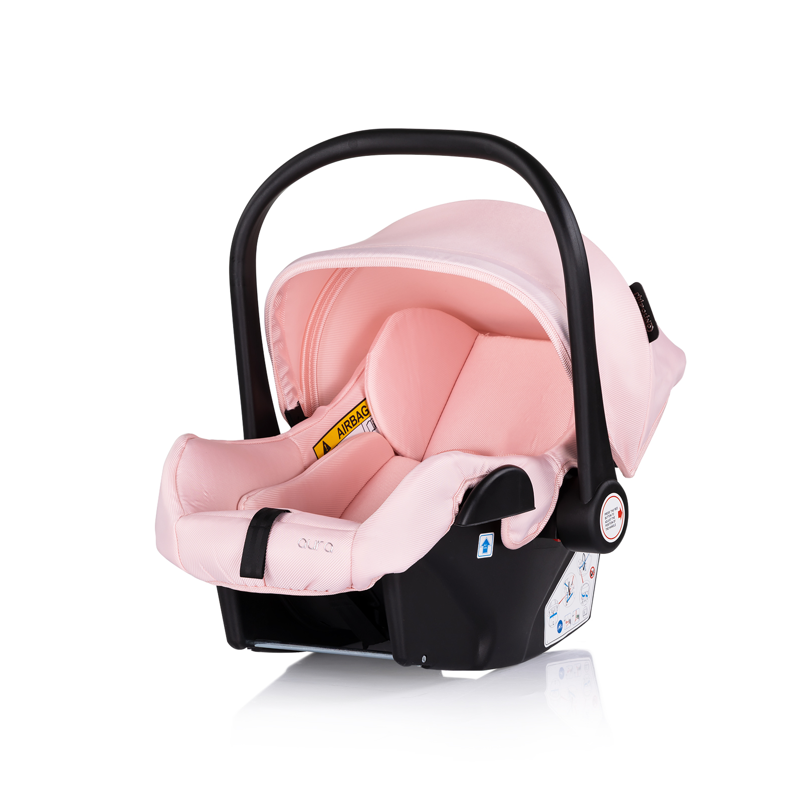 Car seat 40-87 cm "AURA" marshmallow