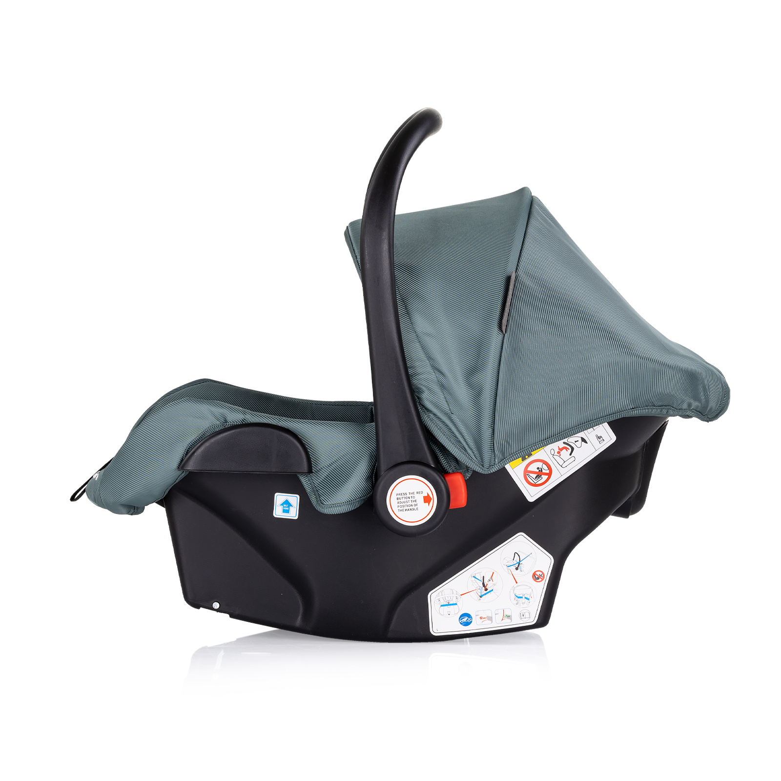 Car seat 40-87 cm "AURA" basil