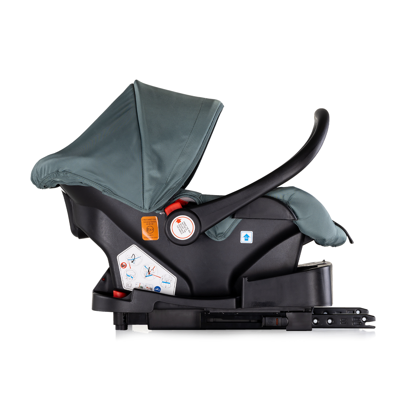 Car seat 40-87 cm "AURA" basil