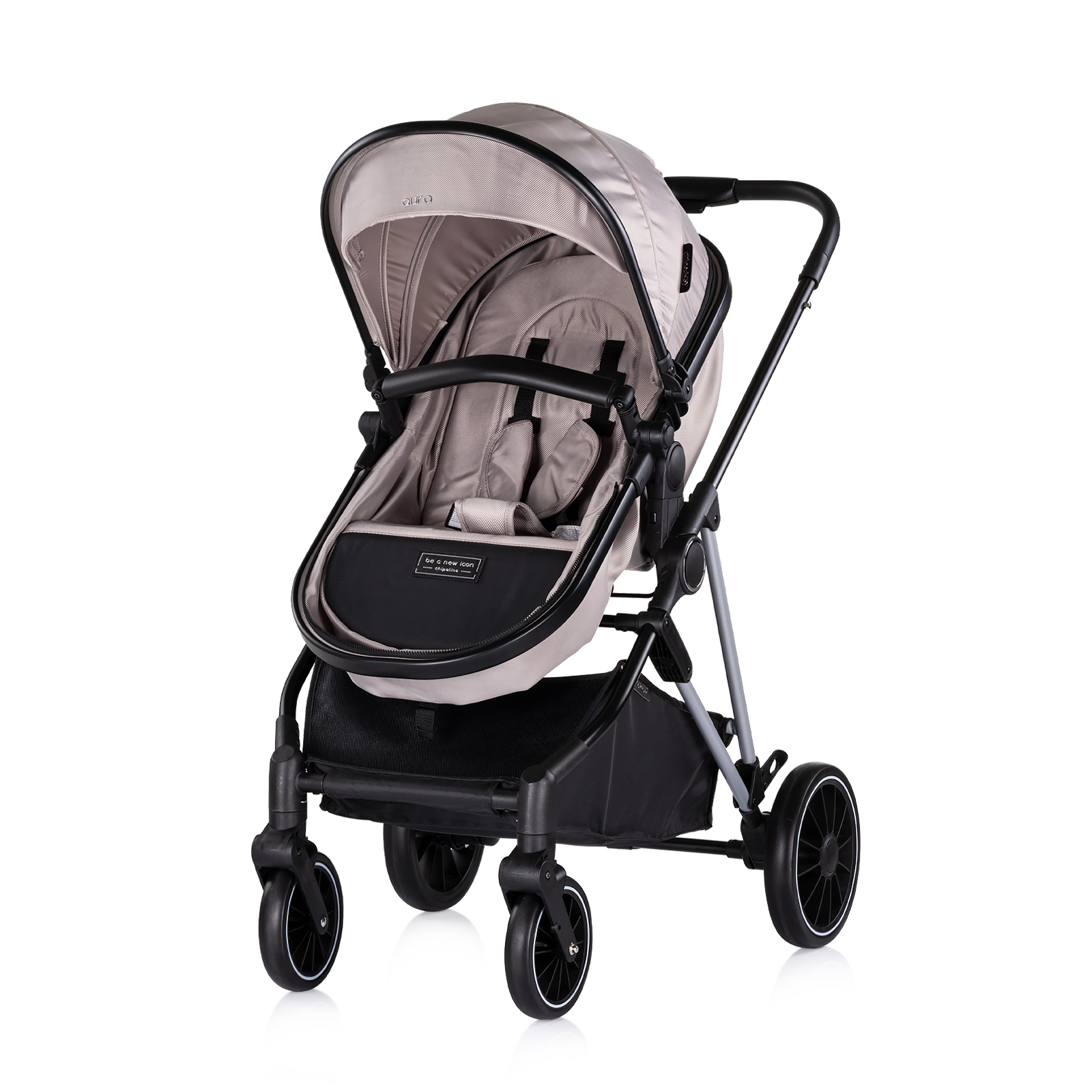 Baby stroller "Aura" tiramisu
