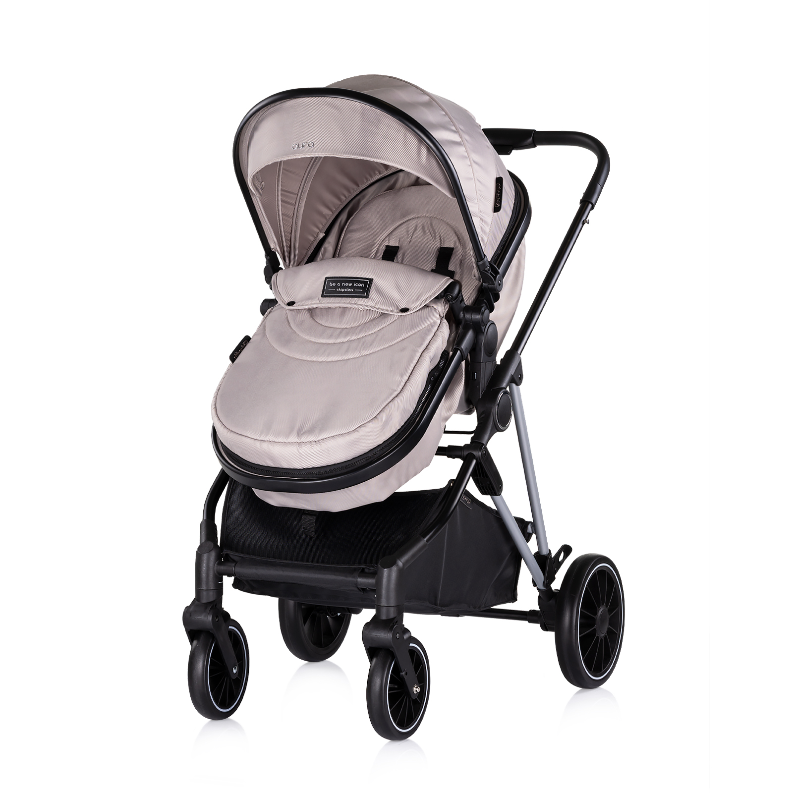 Baby stroller "Aura" tiramisu