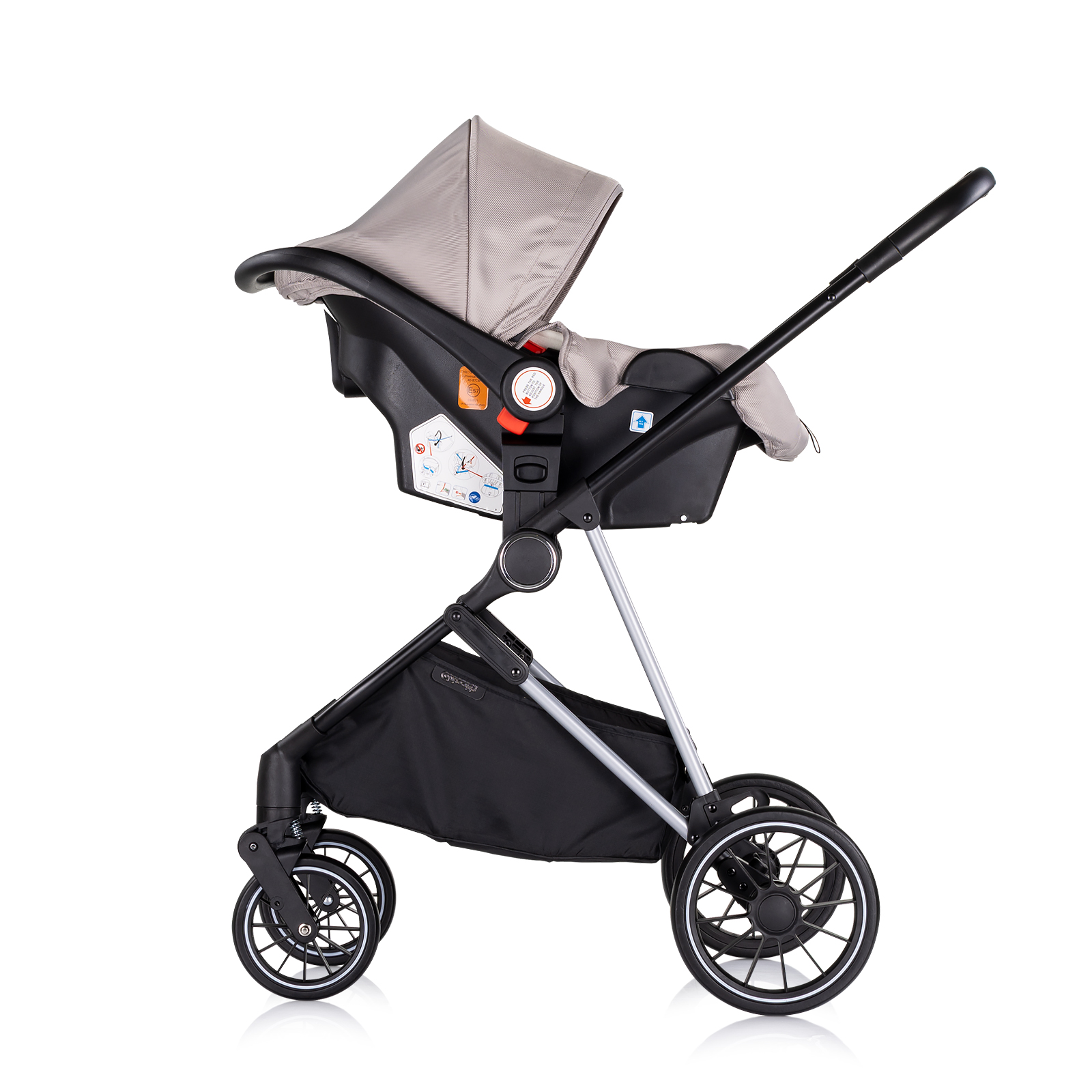 Baby stroller "Aura" tiramisu