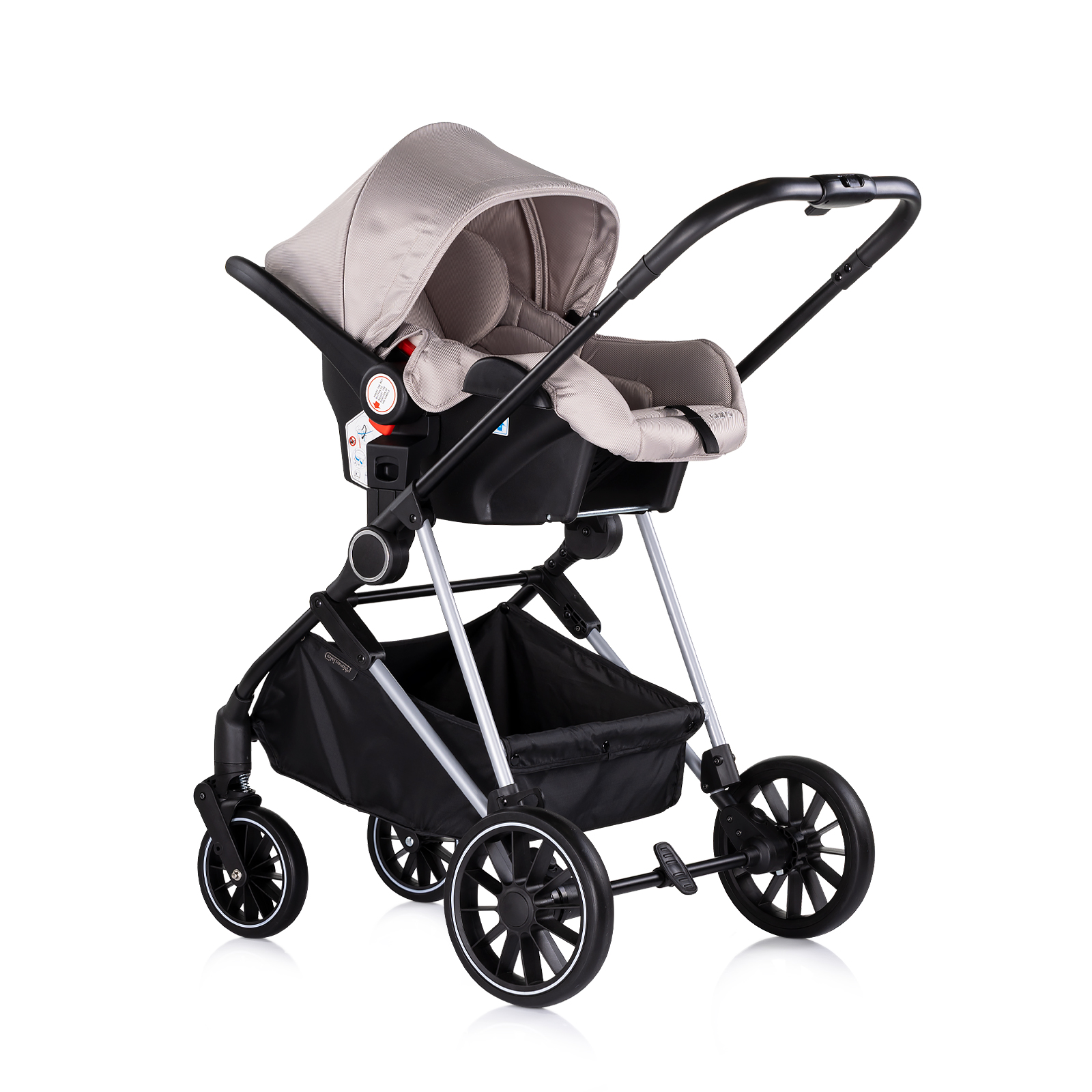 Baby stroller "Aura" tiramisu