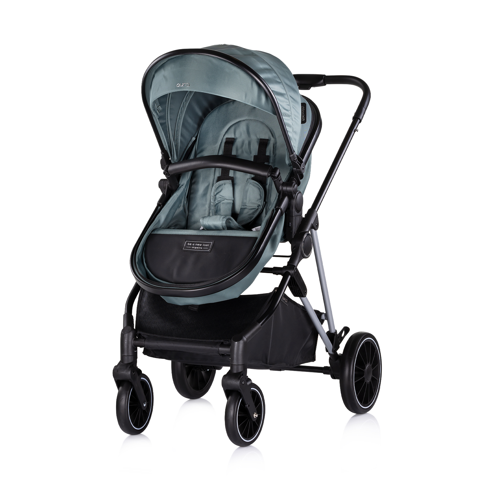 Baby stroller "Aura" basil