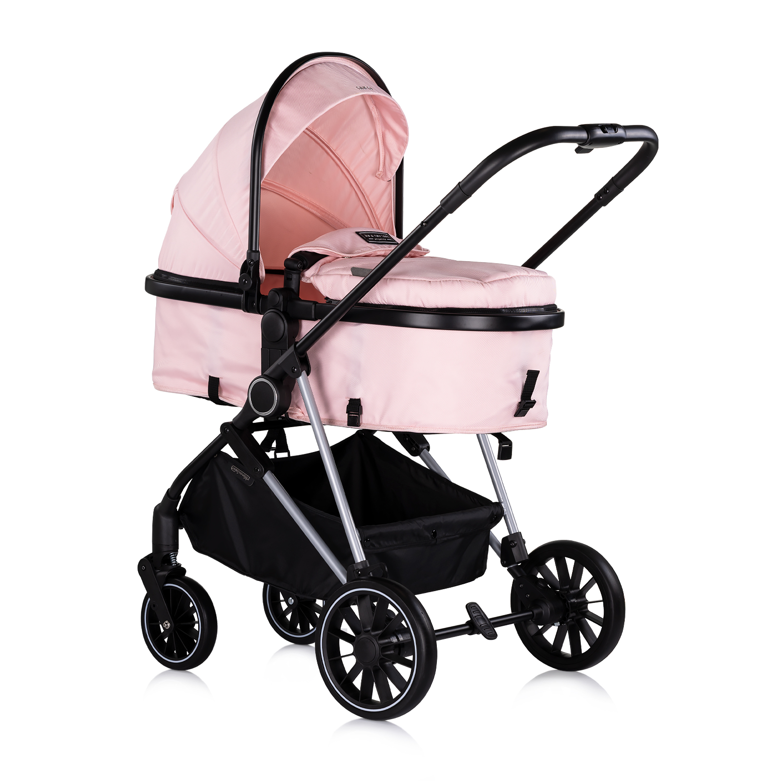 Baby stroller "Aura" pink marshmallow