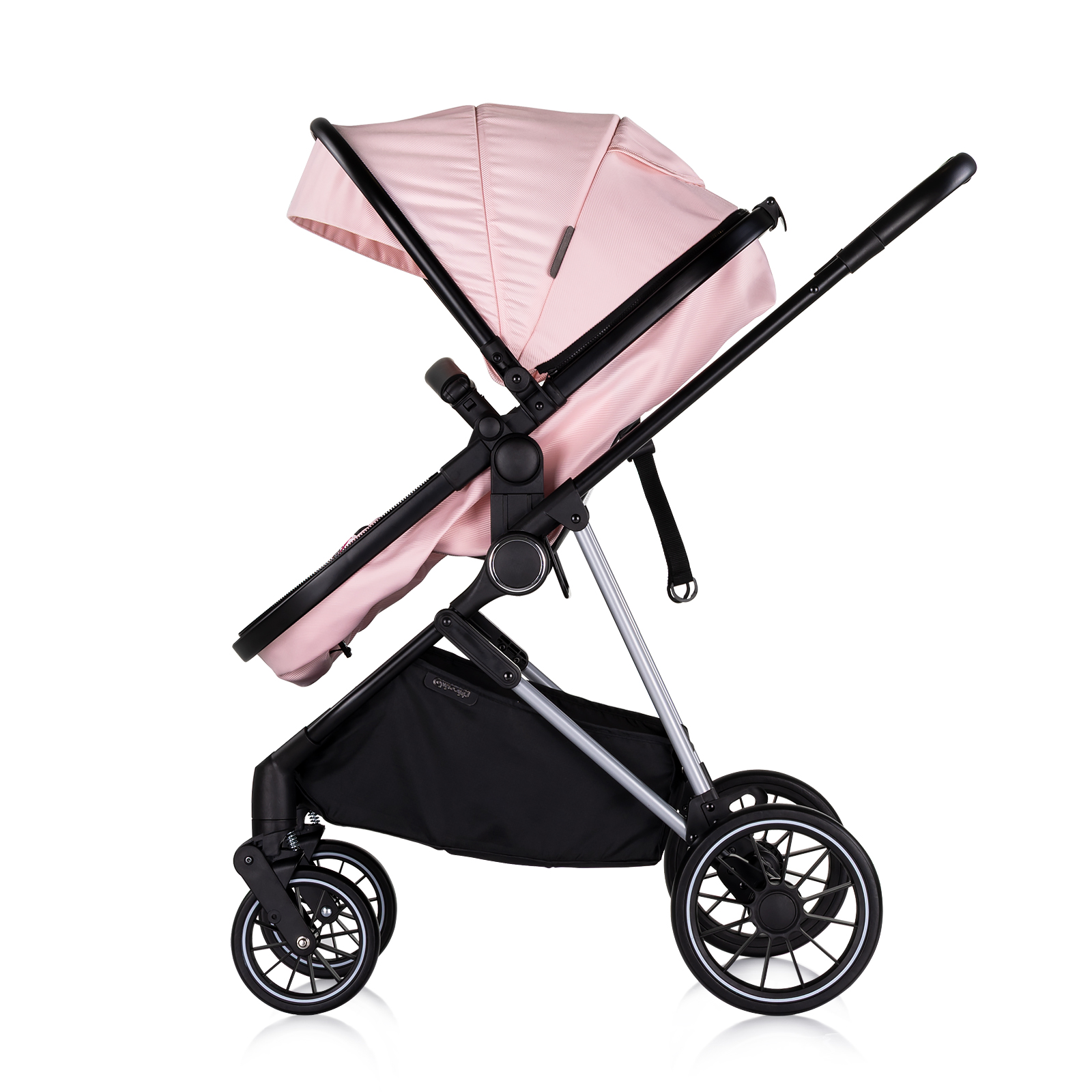 Baby stroller "Aura" pink marshmallow
