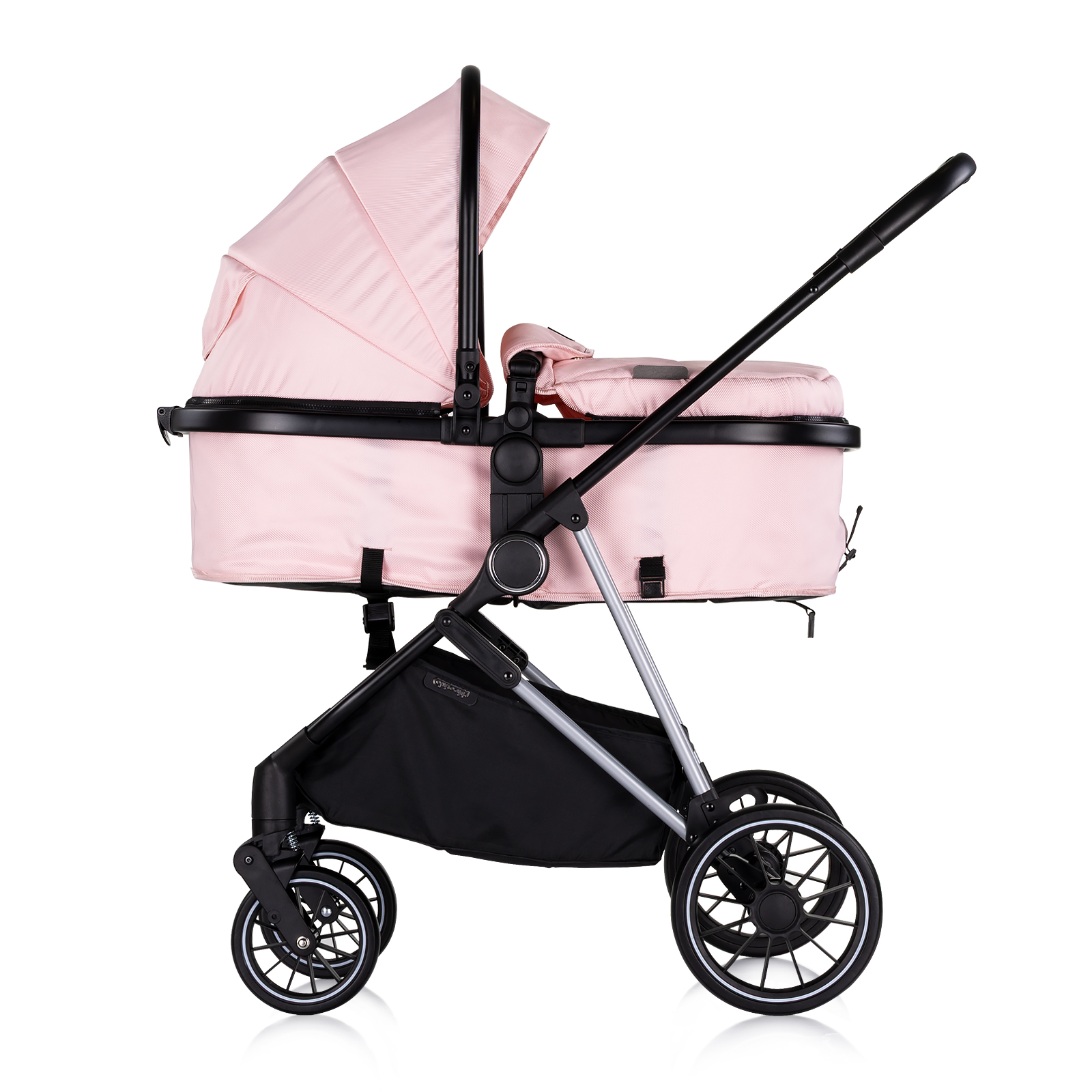 Baby stroller "Aura" pink marshmallow