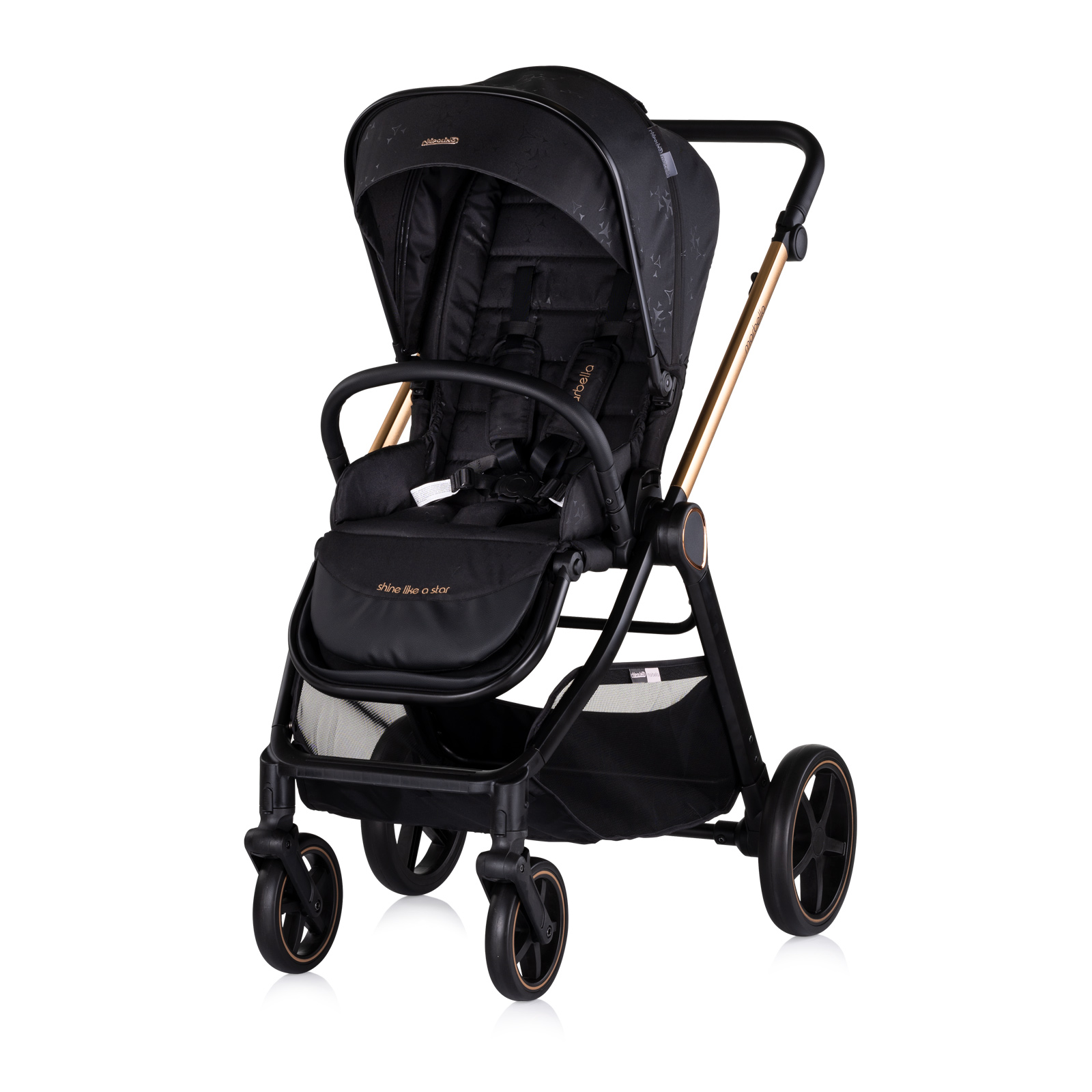 Baby stroller 3 in 1 "Marbella" blackberry