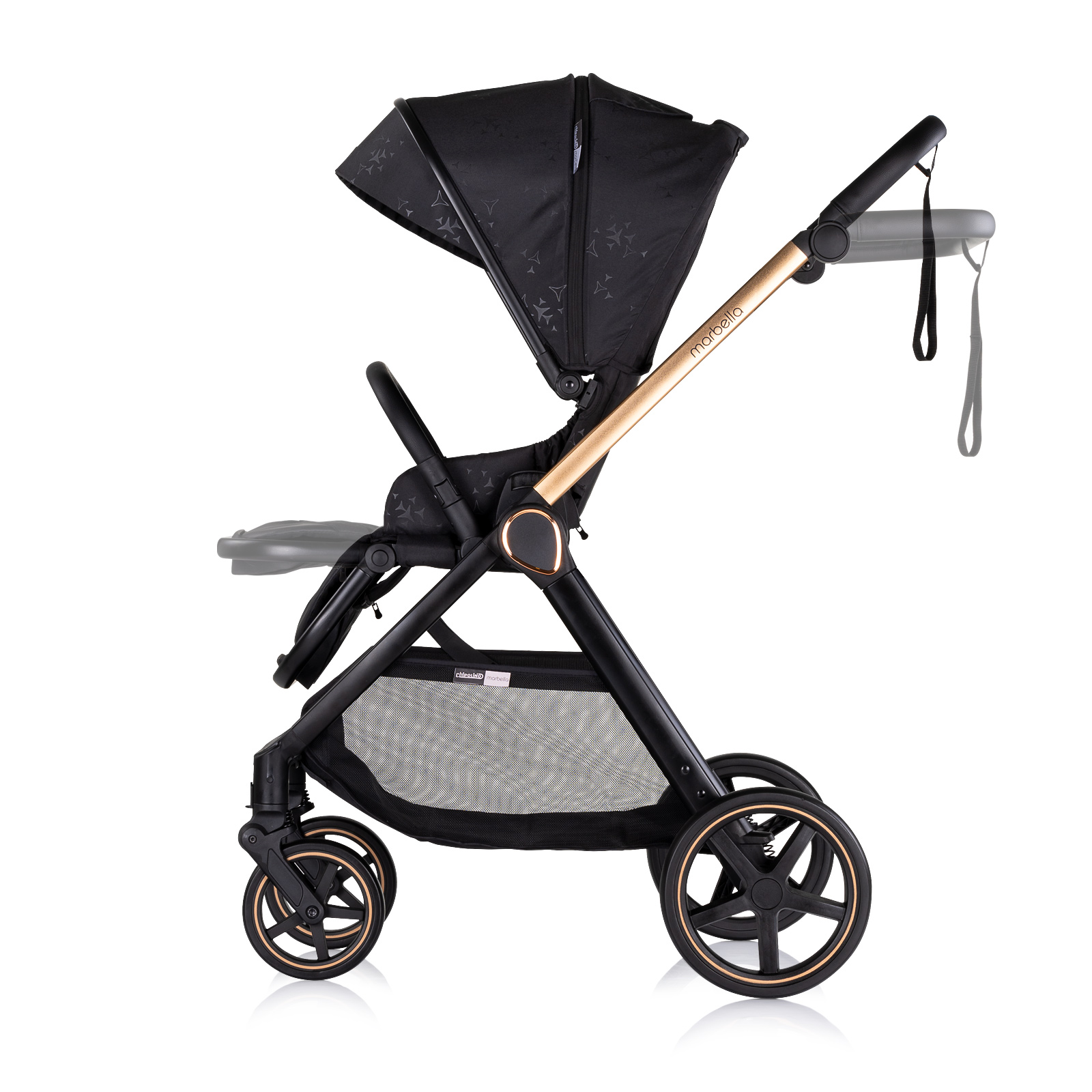 Baby stroller 3 in 1 "Marbella" blackberry
