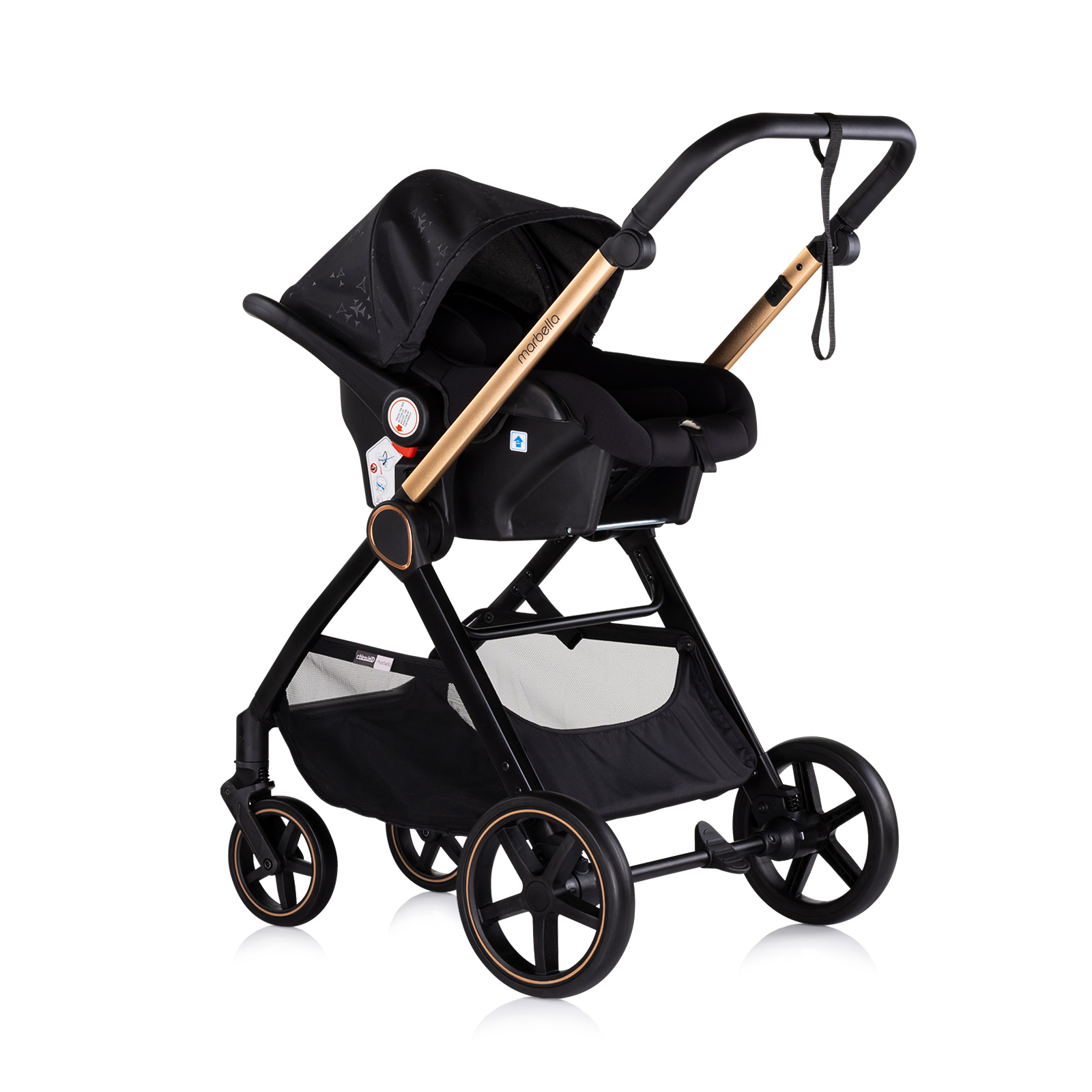 Baby stroller 3 in 1 "Marbella" blackberry