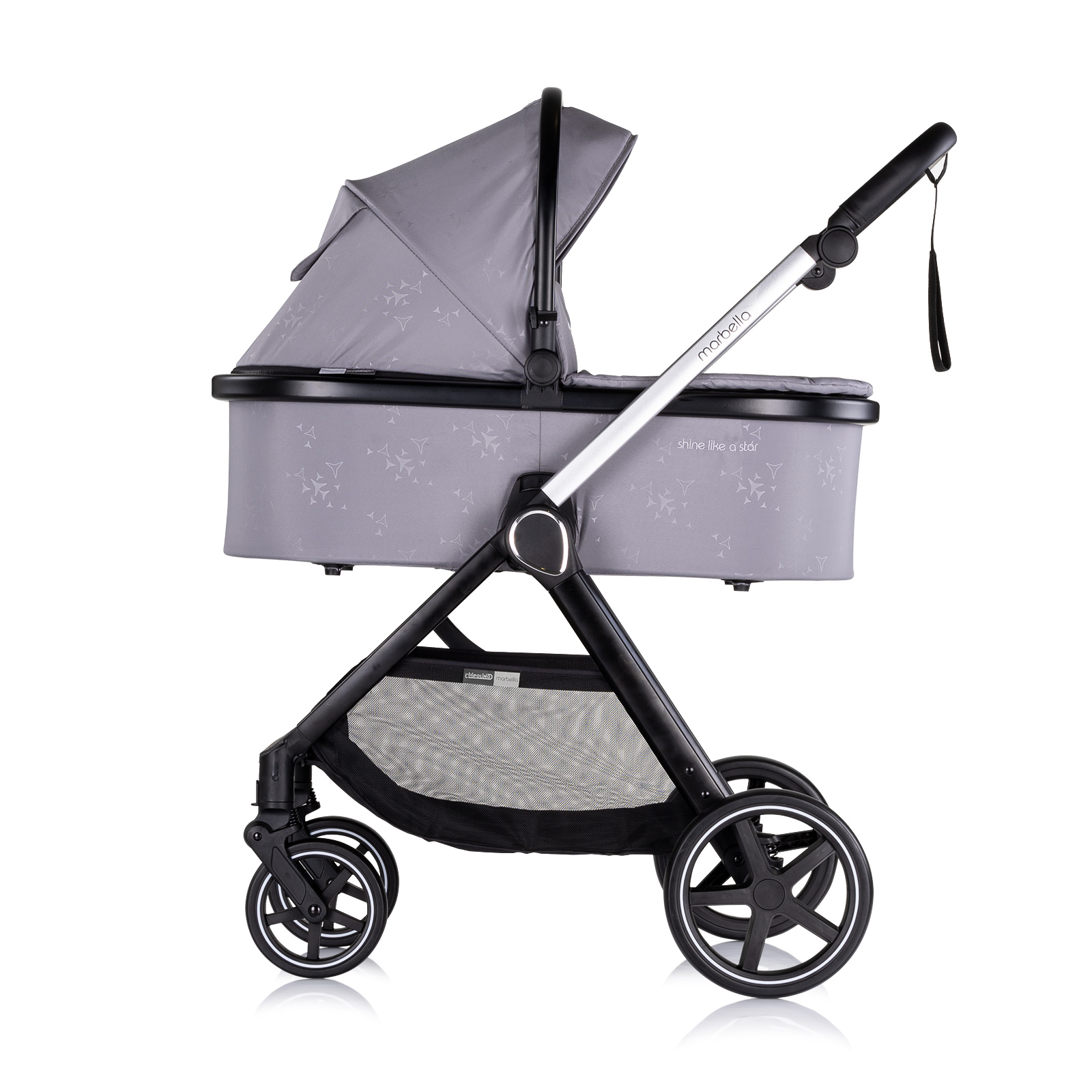 Baby stroller 3 in 1 "Marbella" cloud gray