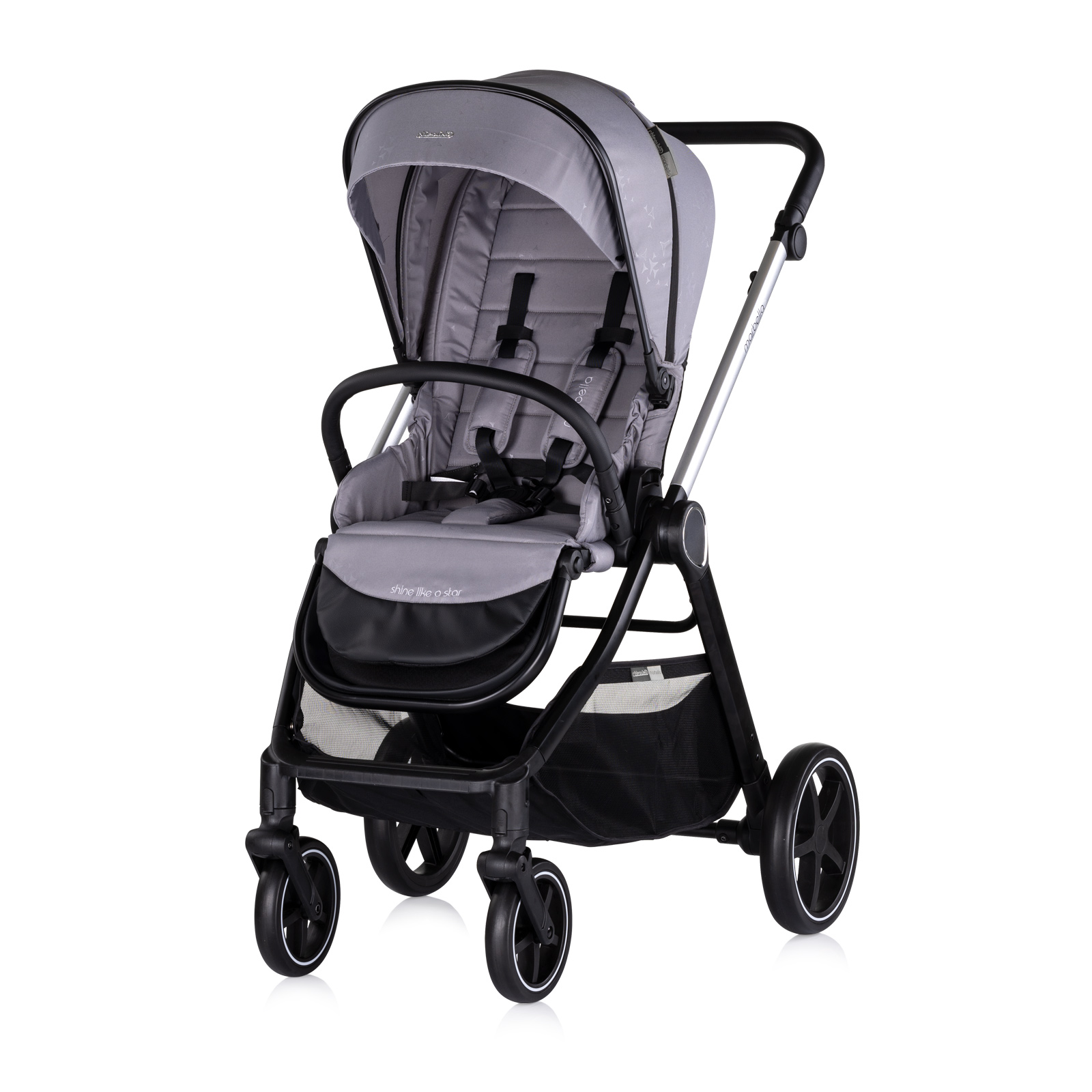 Baby stroller 3 in 1 "Marbella" cloud gray