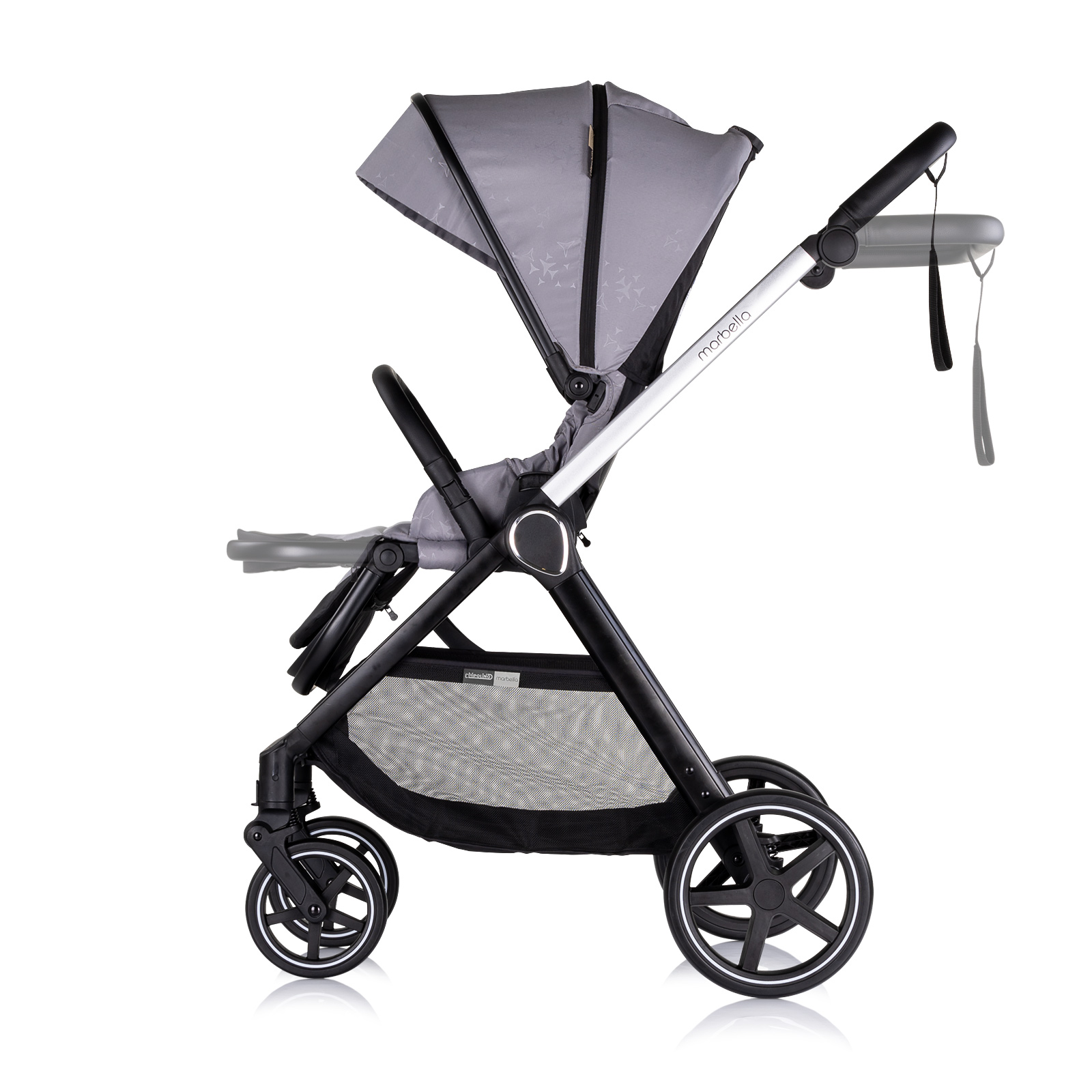 Baby stroller 3 in 1 "Marbella" cloud gray