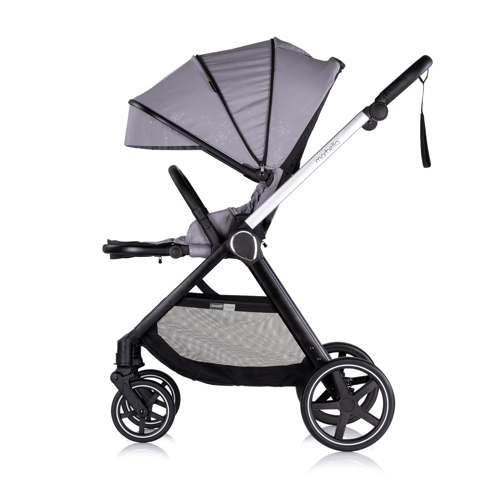 Baby stroller 3 in 1 "Marbella" cloud gray