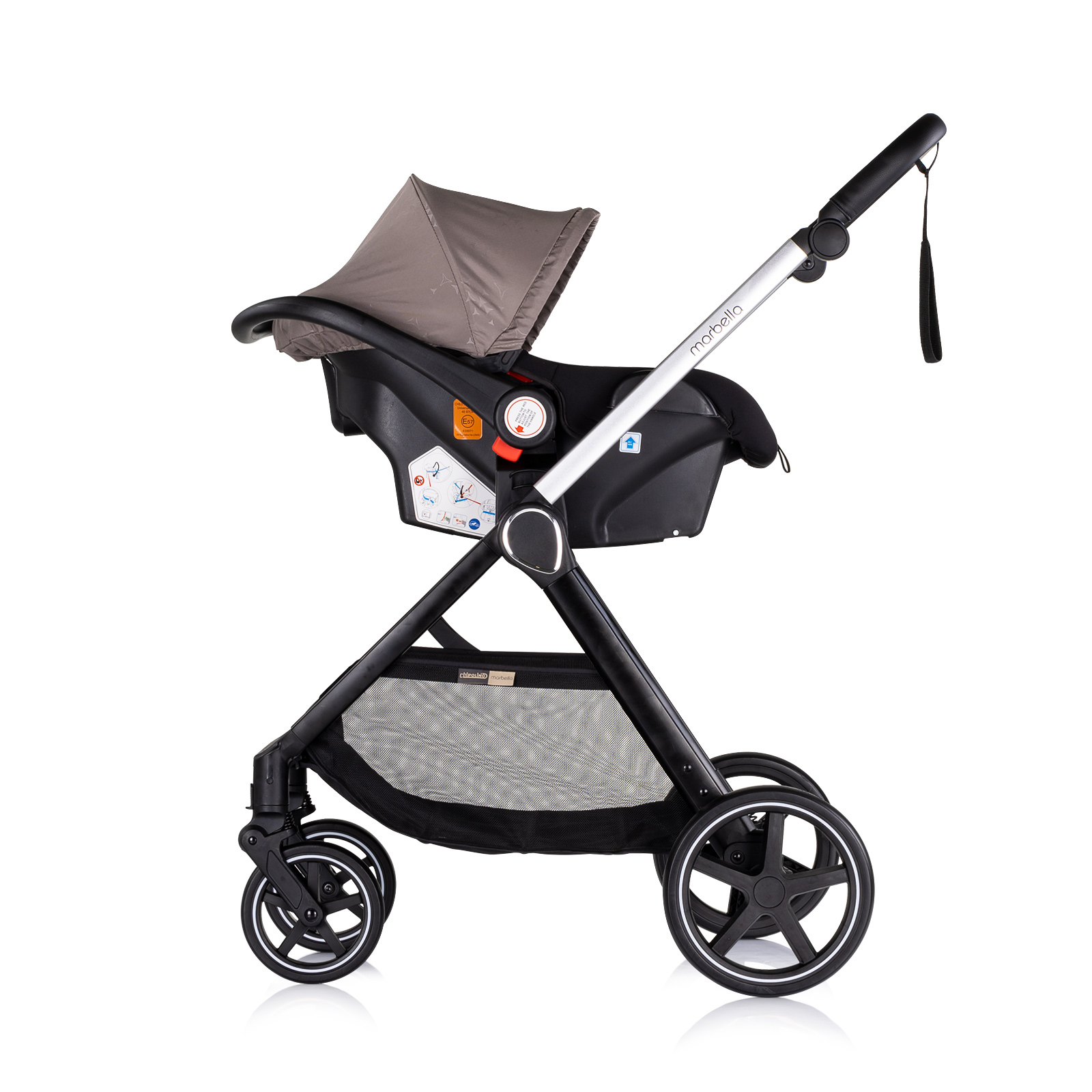 Baby stroller 3 in 1 "Marbella" tiramisu