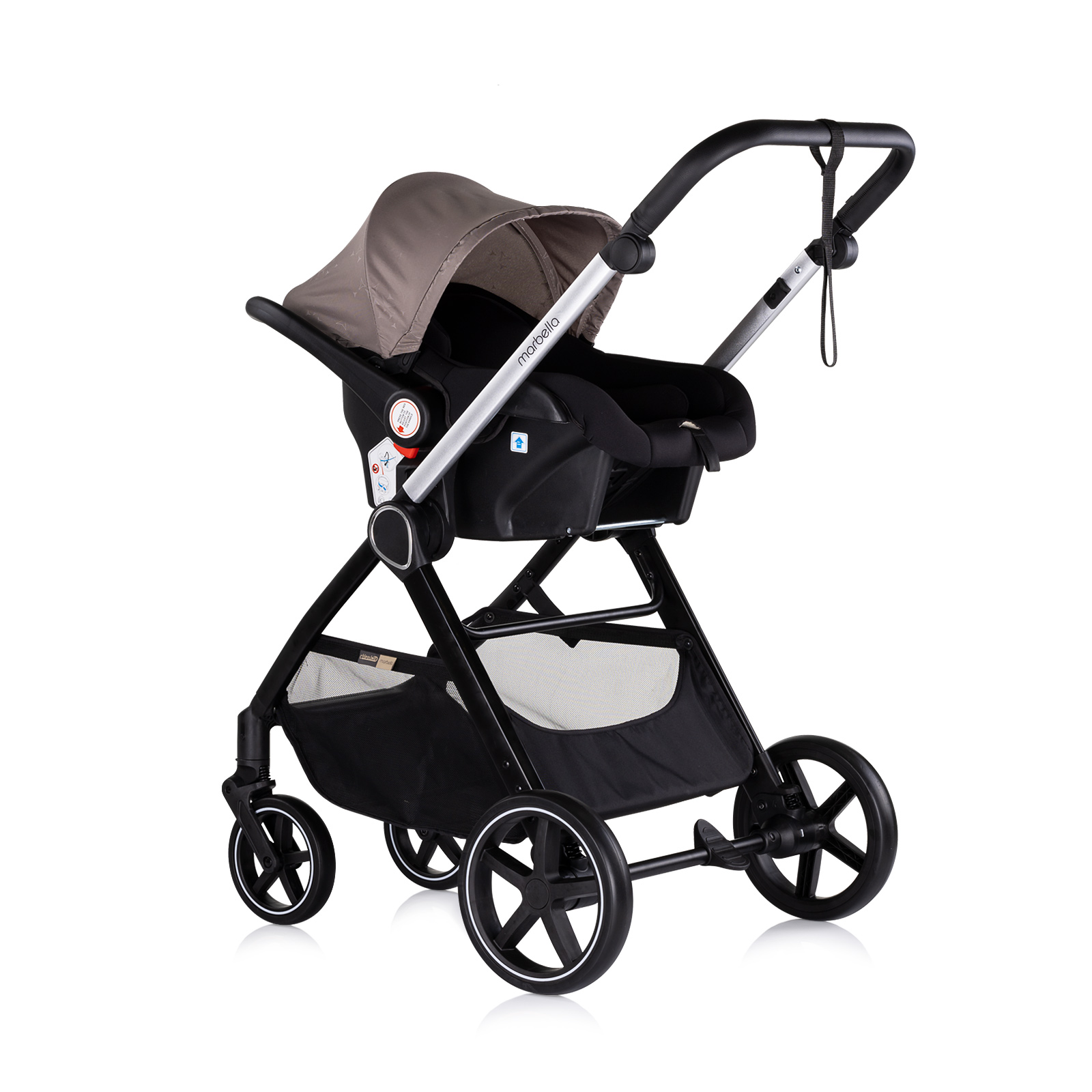 Baby stroller 3 in 1 "Marbella" tiramisu