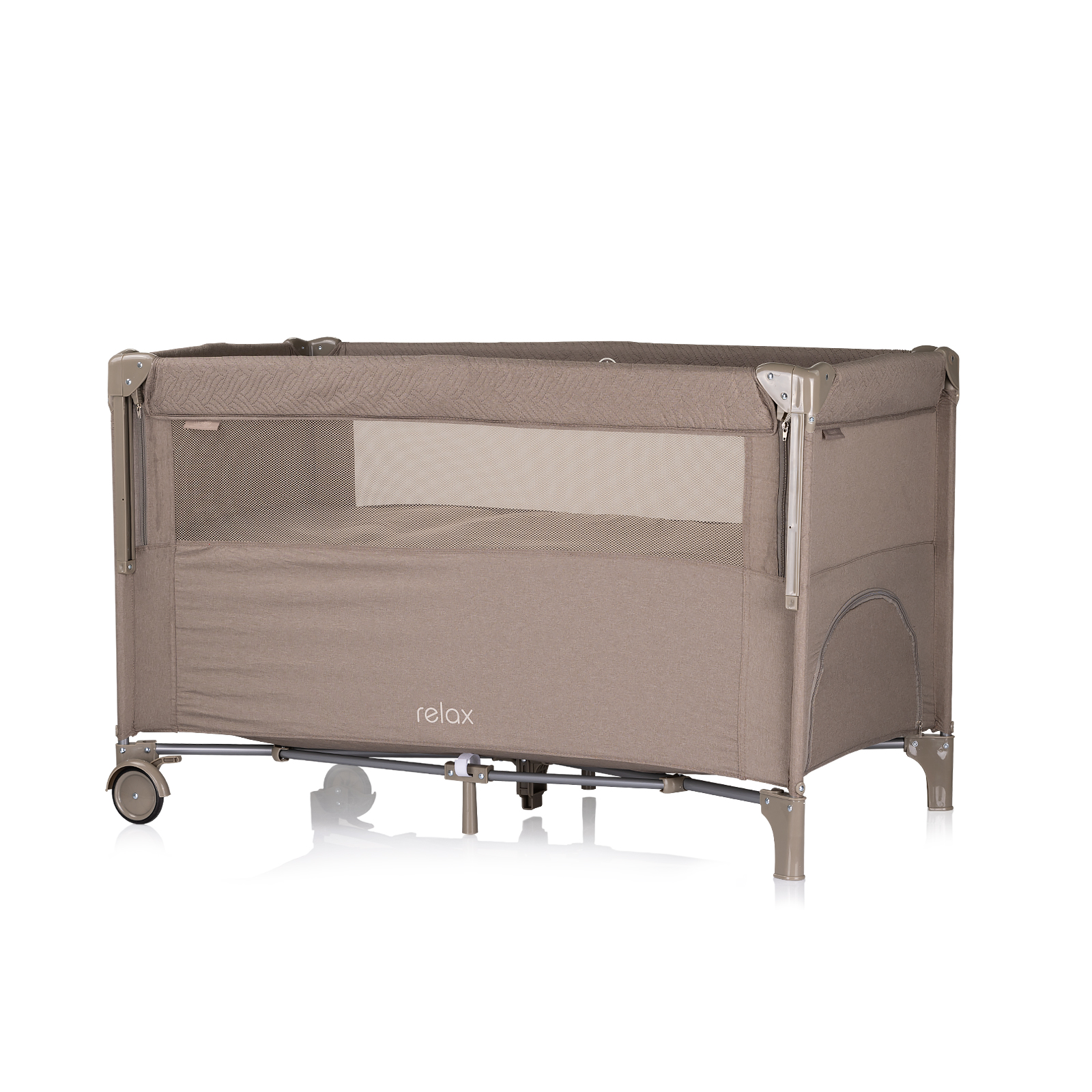 Cot falling side Relax tiramisu linen