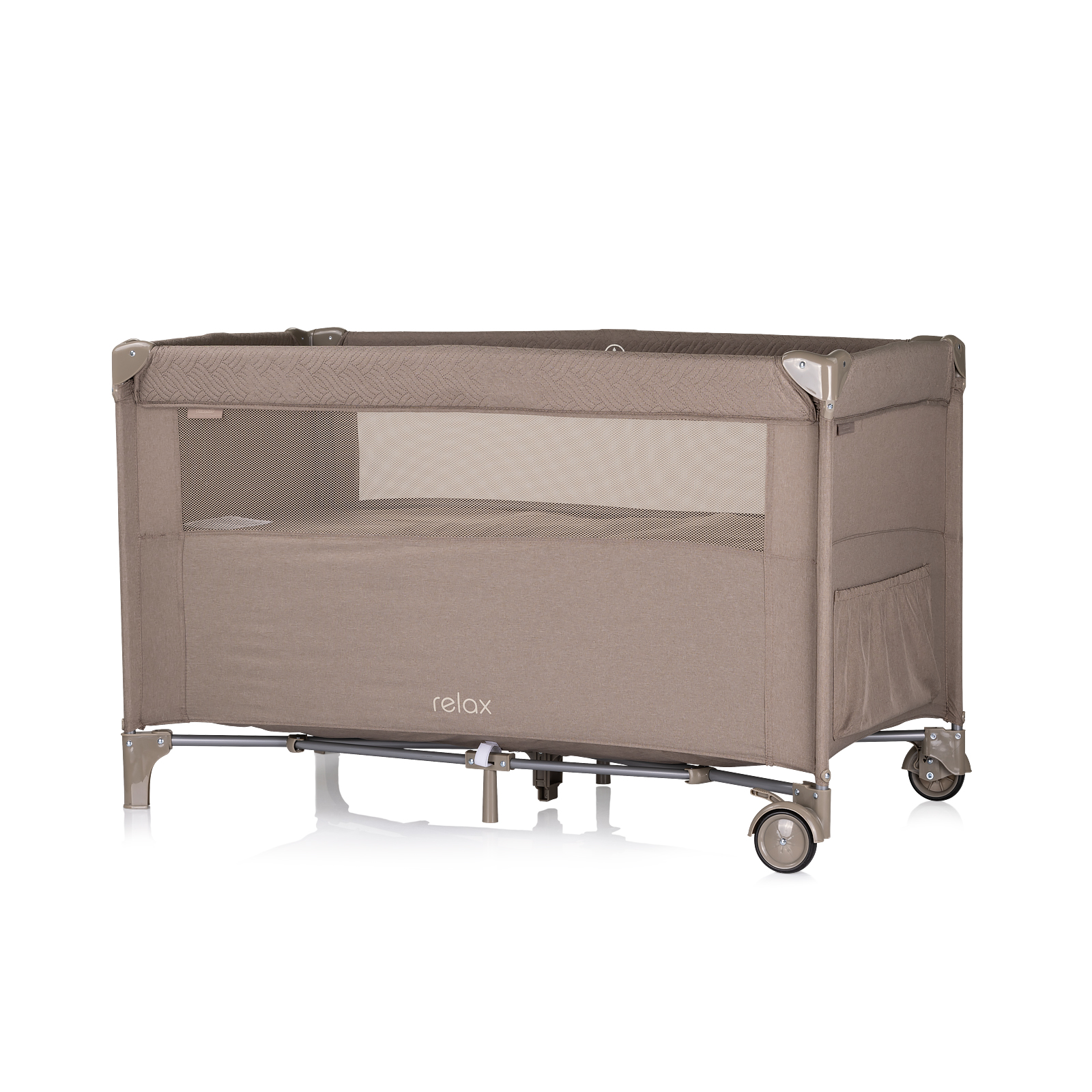 Cot falling side Relax tiramisu linen