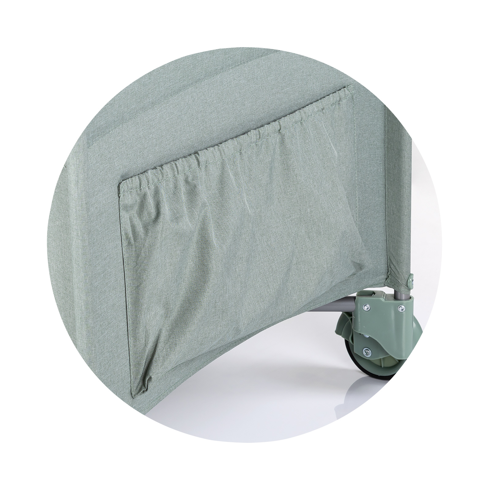 Cot Falling Side Relax Basil Linen
