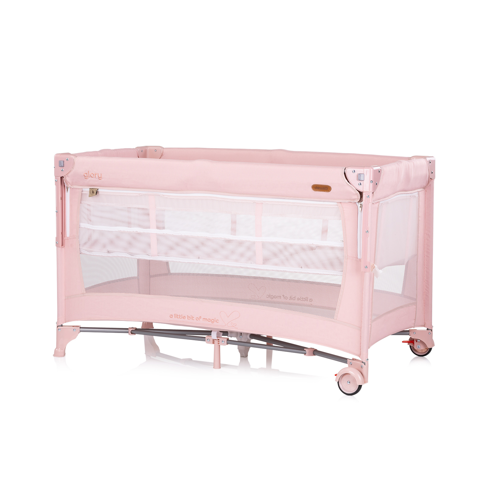 Crib with drop side Glory marshmallow