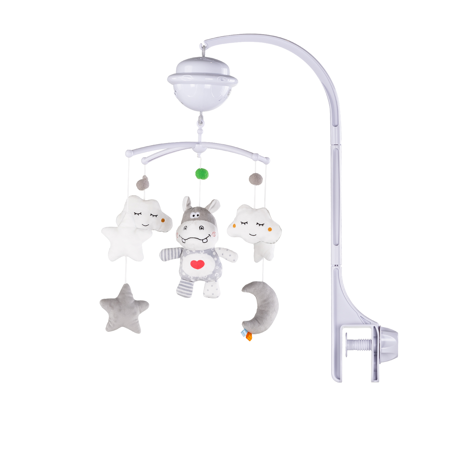 Musical toy with projector "Hippo"