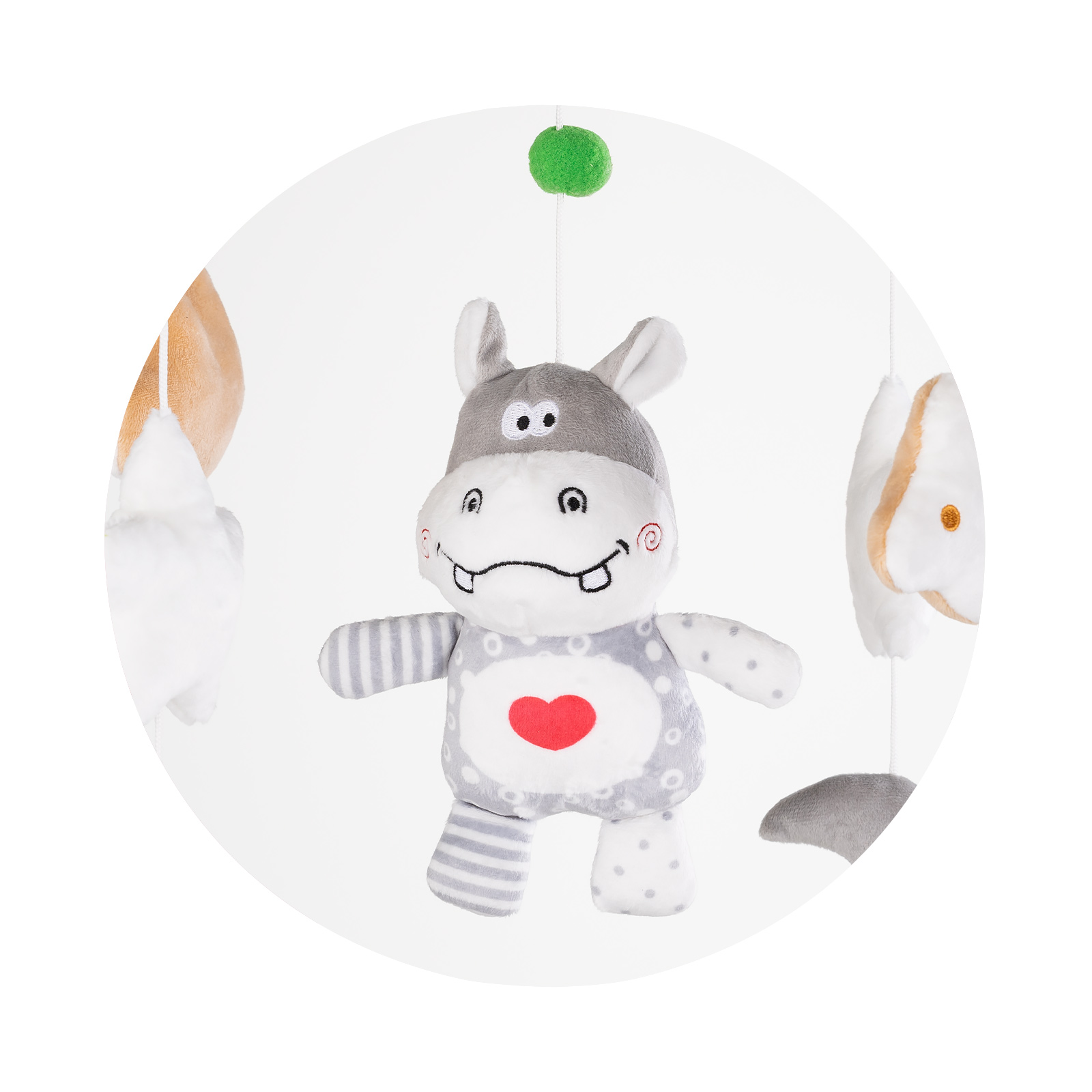 Musical toy with projector "Hippo"