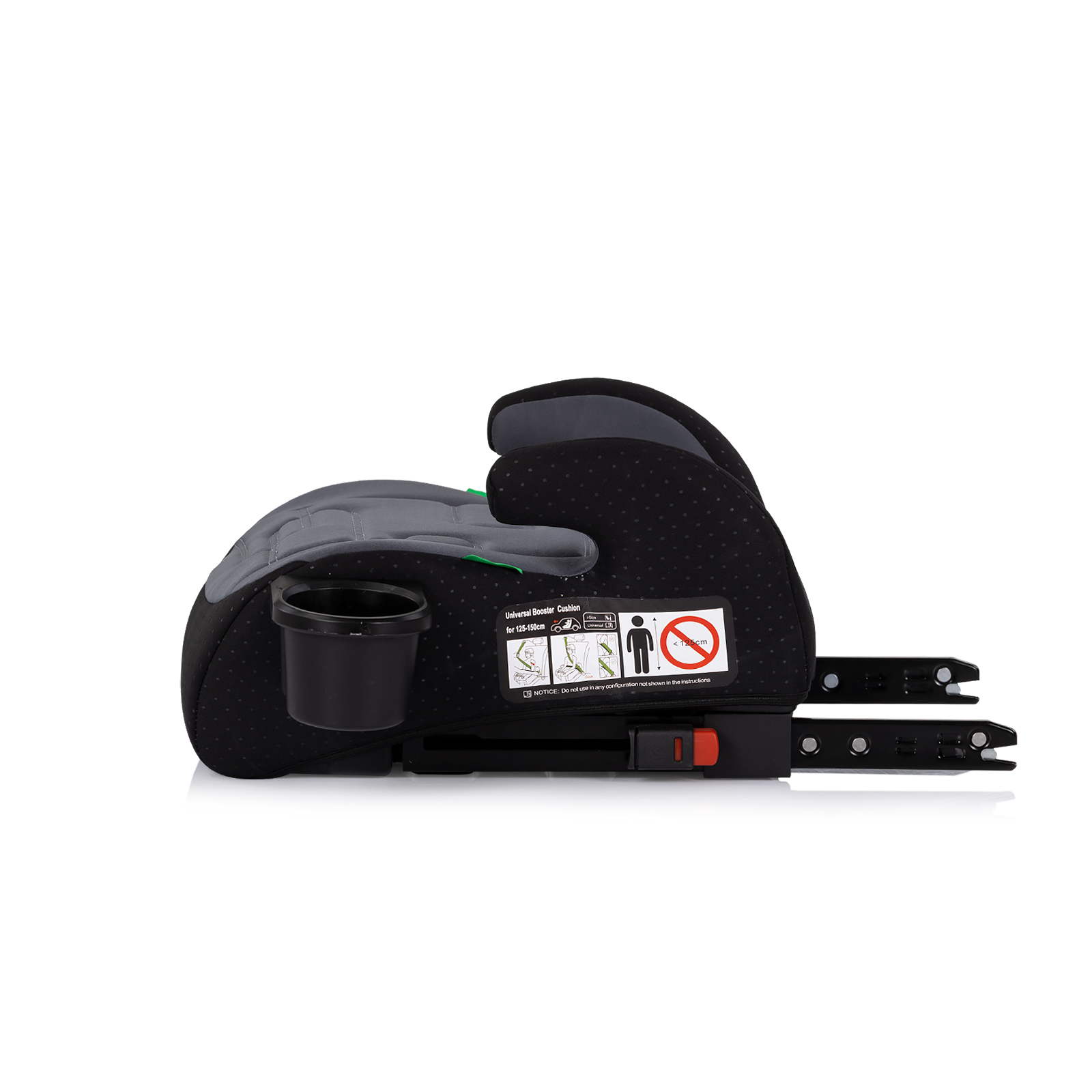 Car seat 125-150 GO BOOST ISO grey