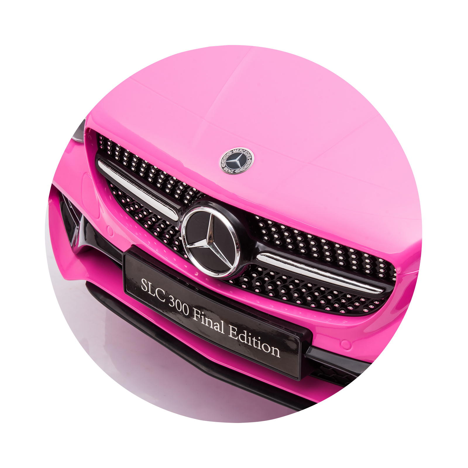 Акумулаторна кола Mercedes Benz SLC300 розова