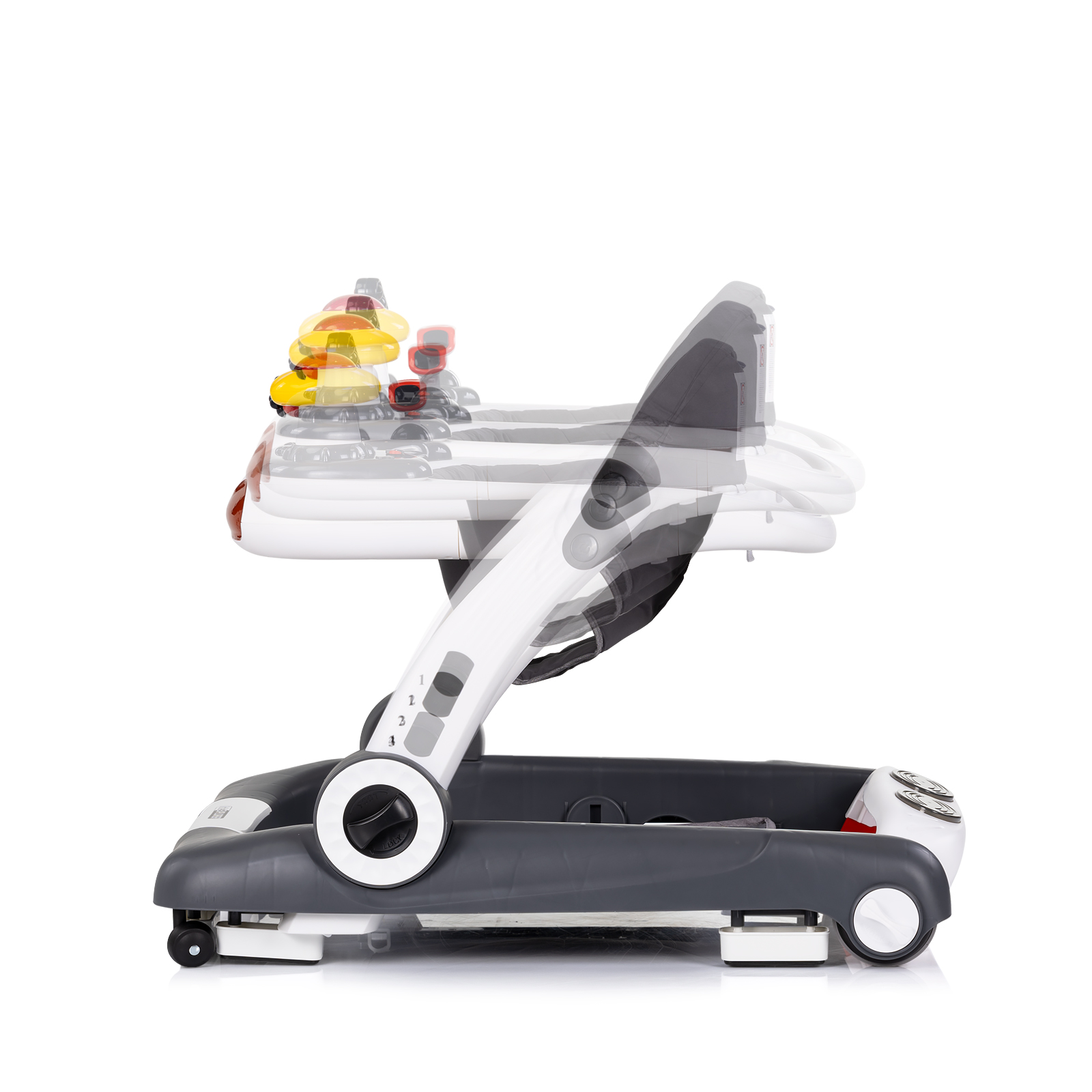 Baby walker "Little Explorer" gray