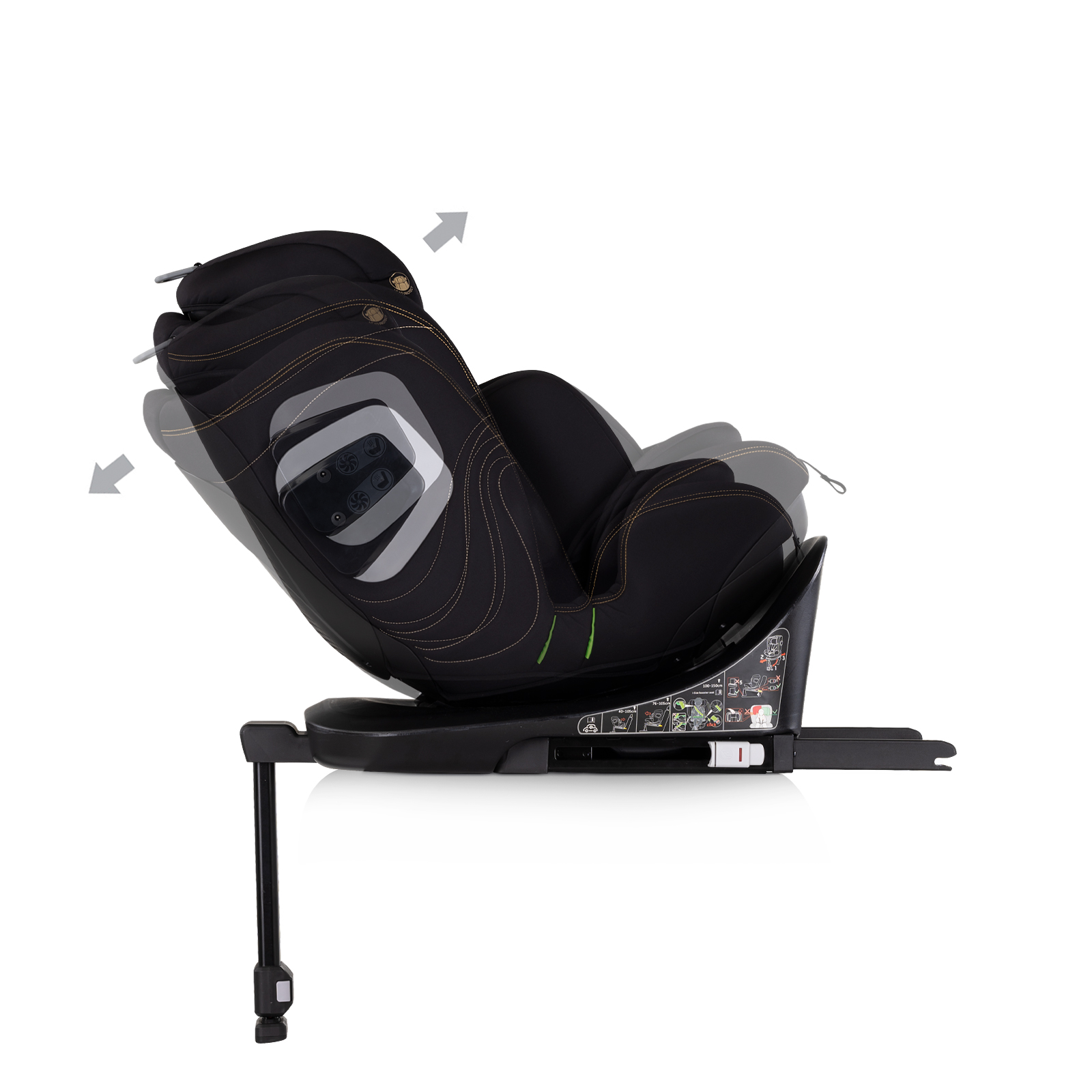 Car seat 360 I-size 40-150 CLIMA AIR blackberry