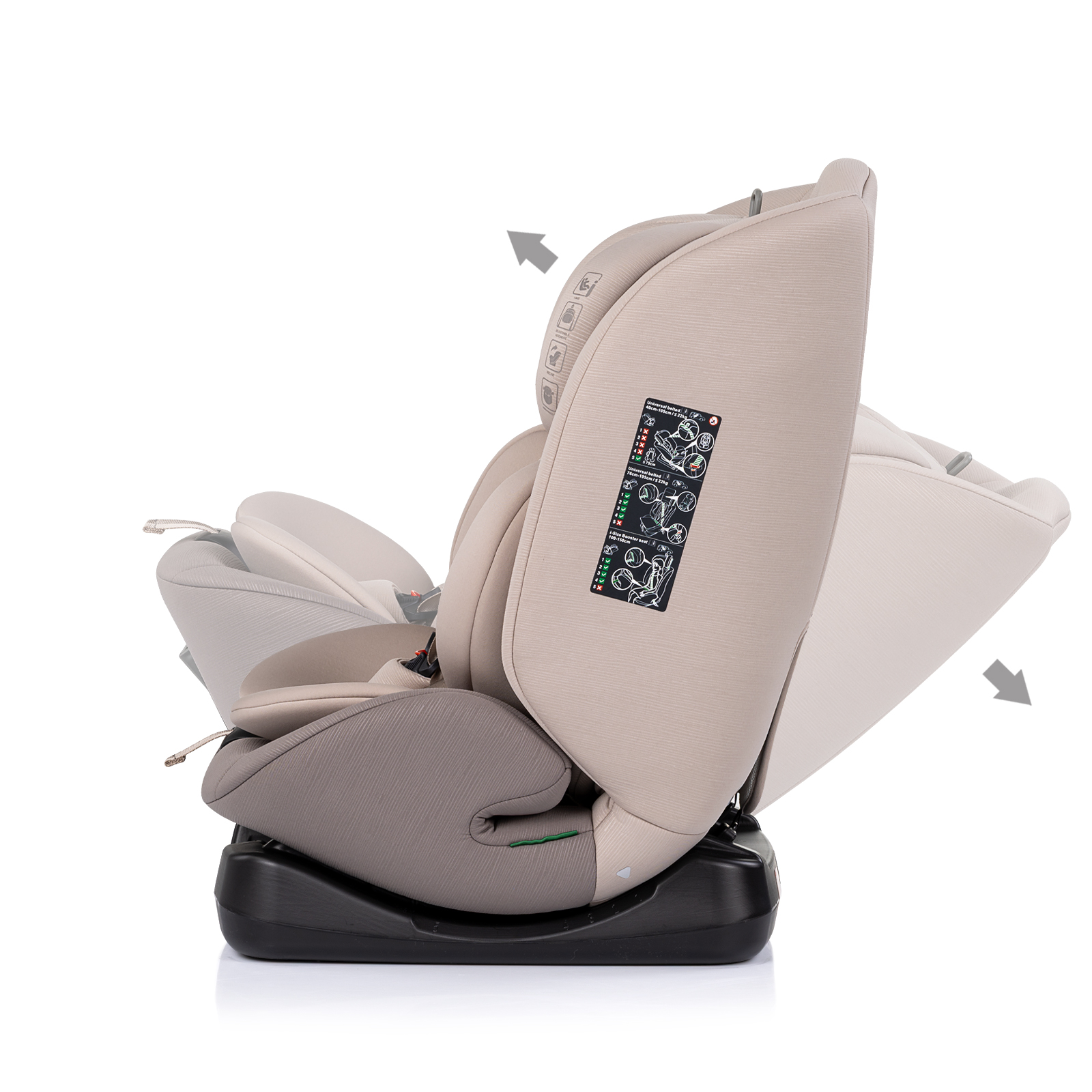 Car seat 40-150 cm MONDIAL latte