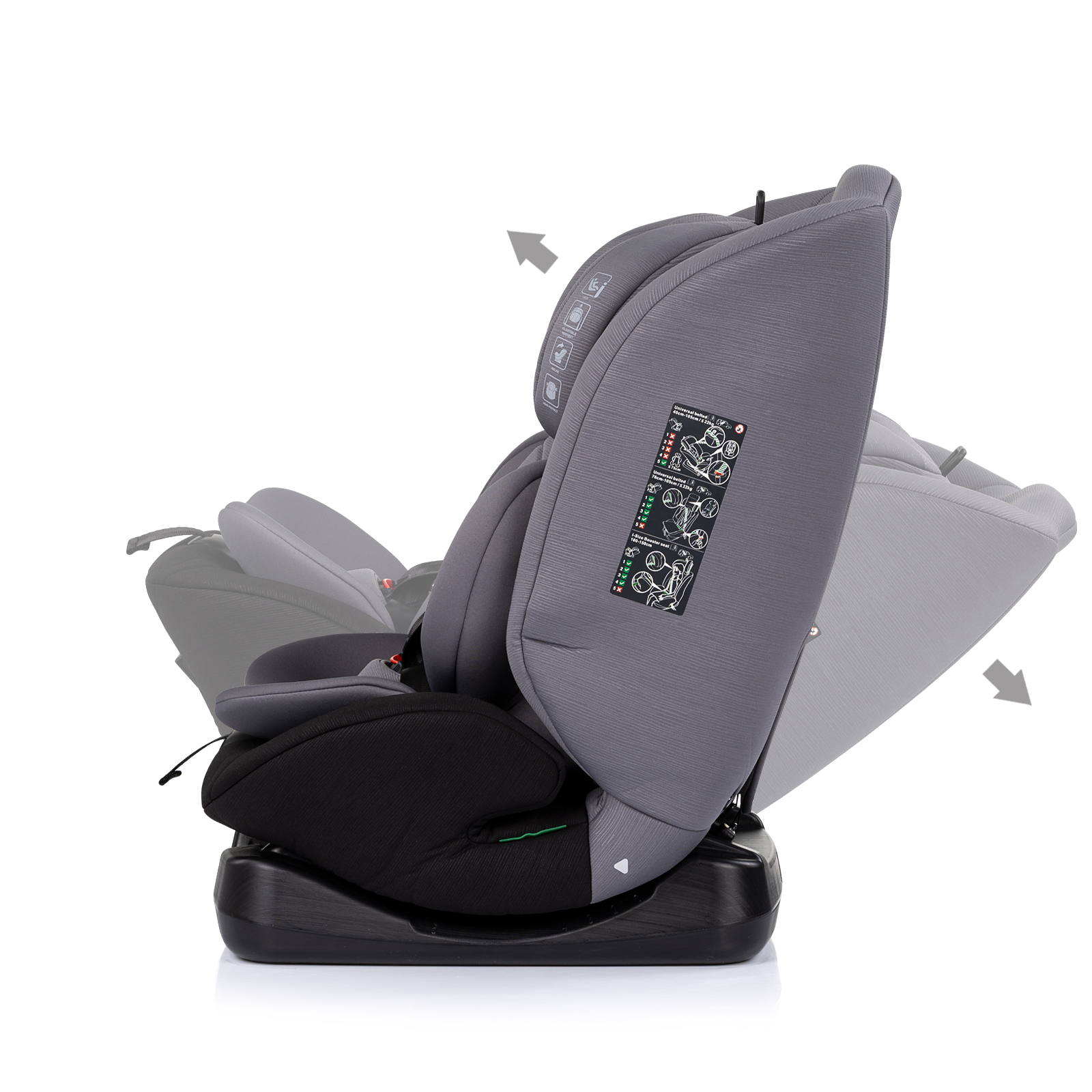 Car seat 40-150 cm MONDIALdark blue