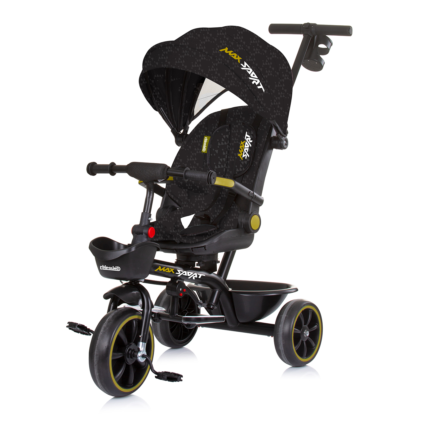 Триколка със сенник Max Sport черна