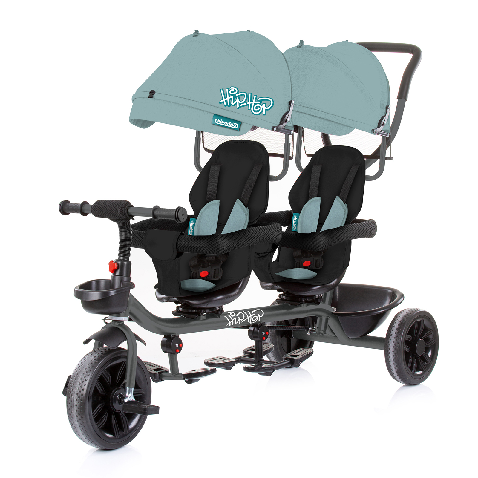 Tricycle for twins Hip Hop matcha