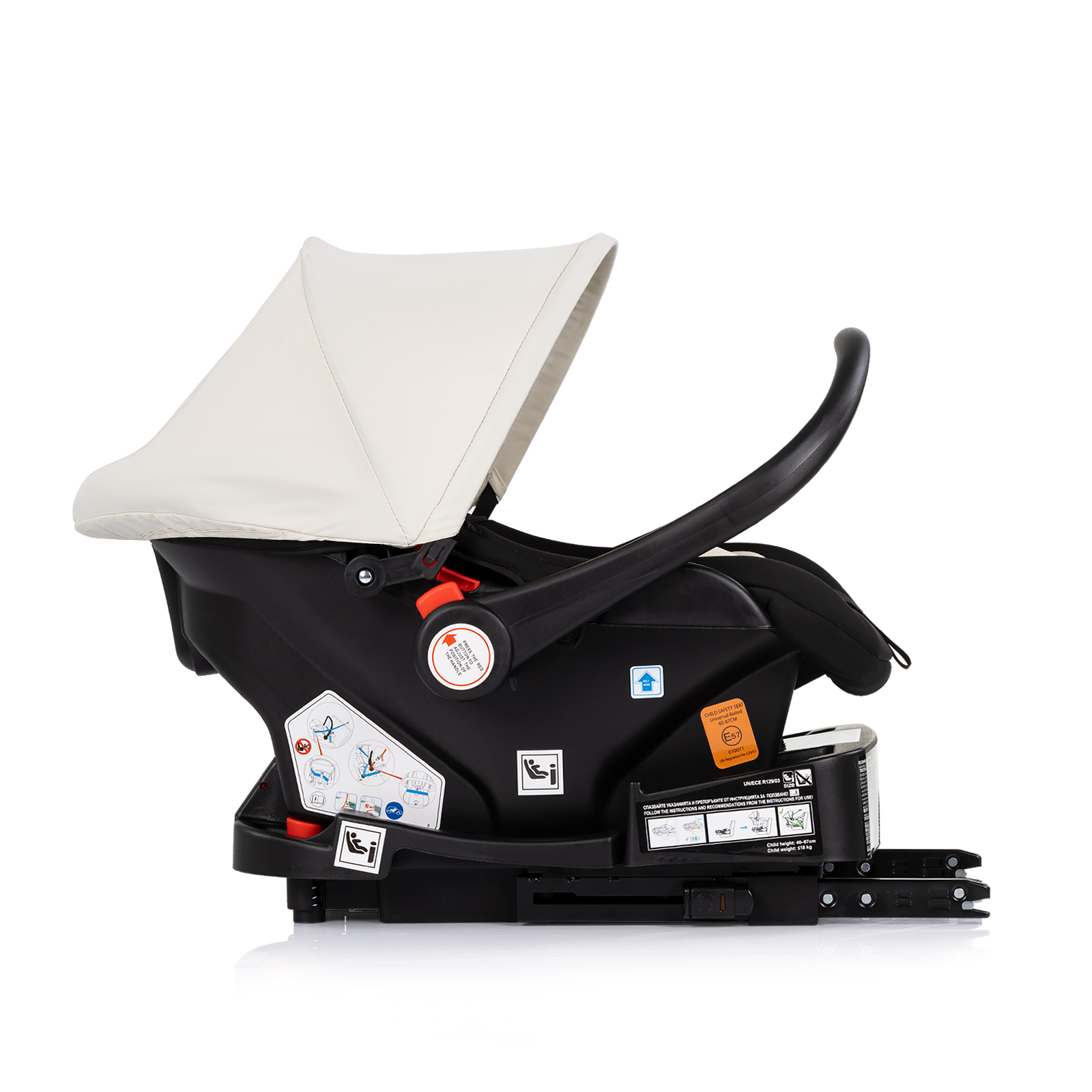 Car seat 40-87 cm "Amore" cashmere