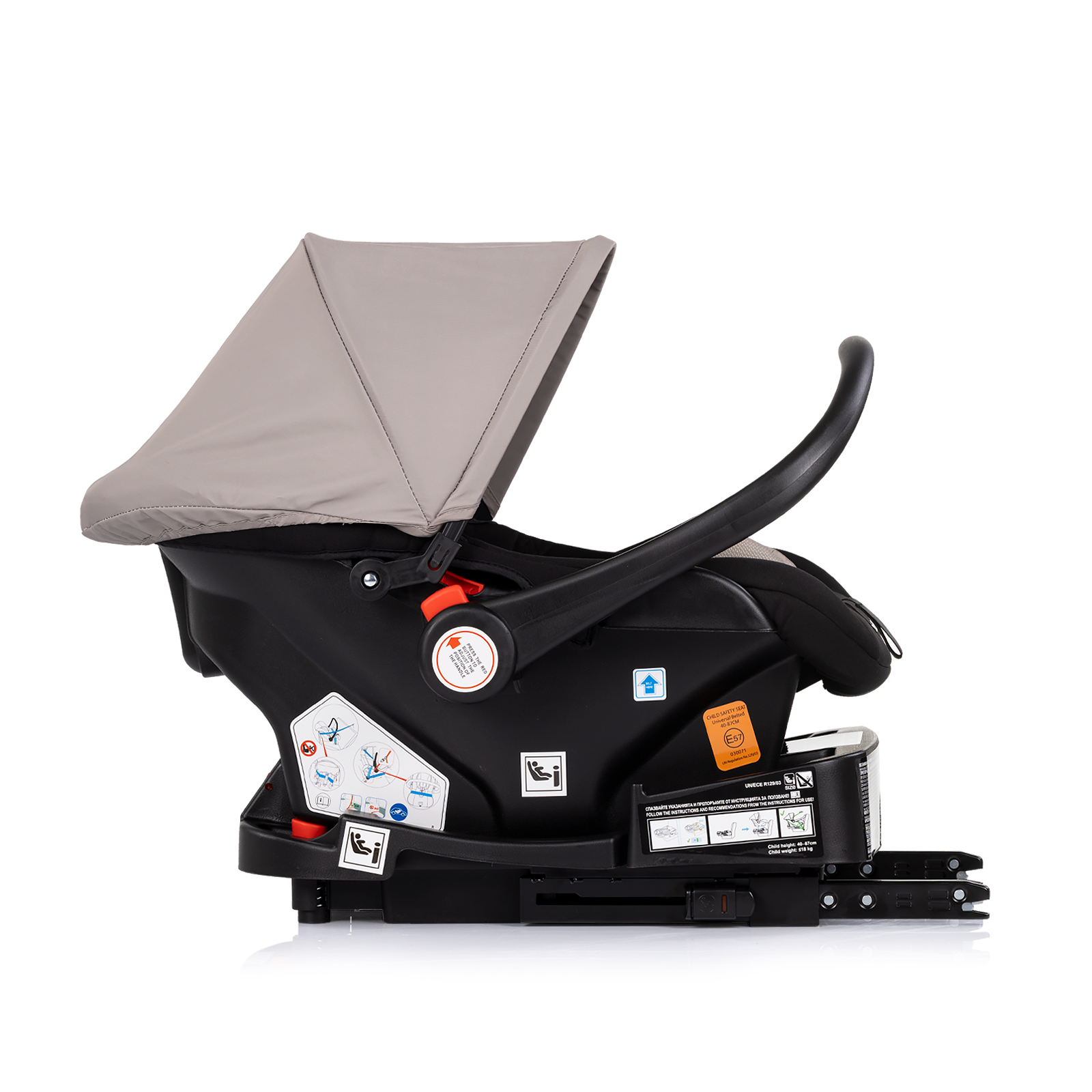 Car seat 40-87 cm "Amore" latte