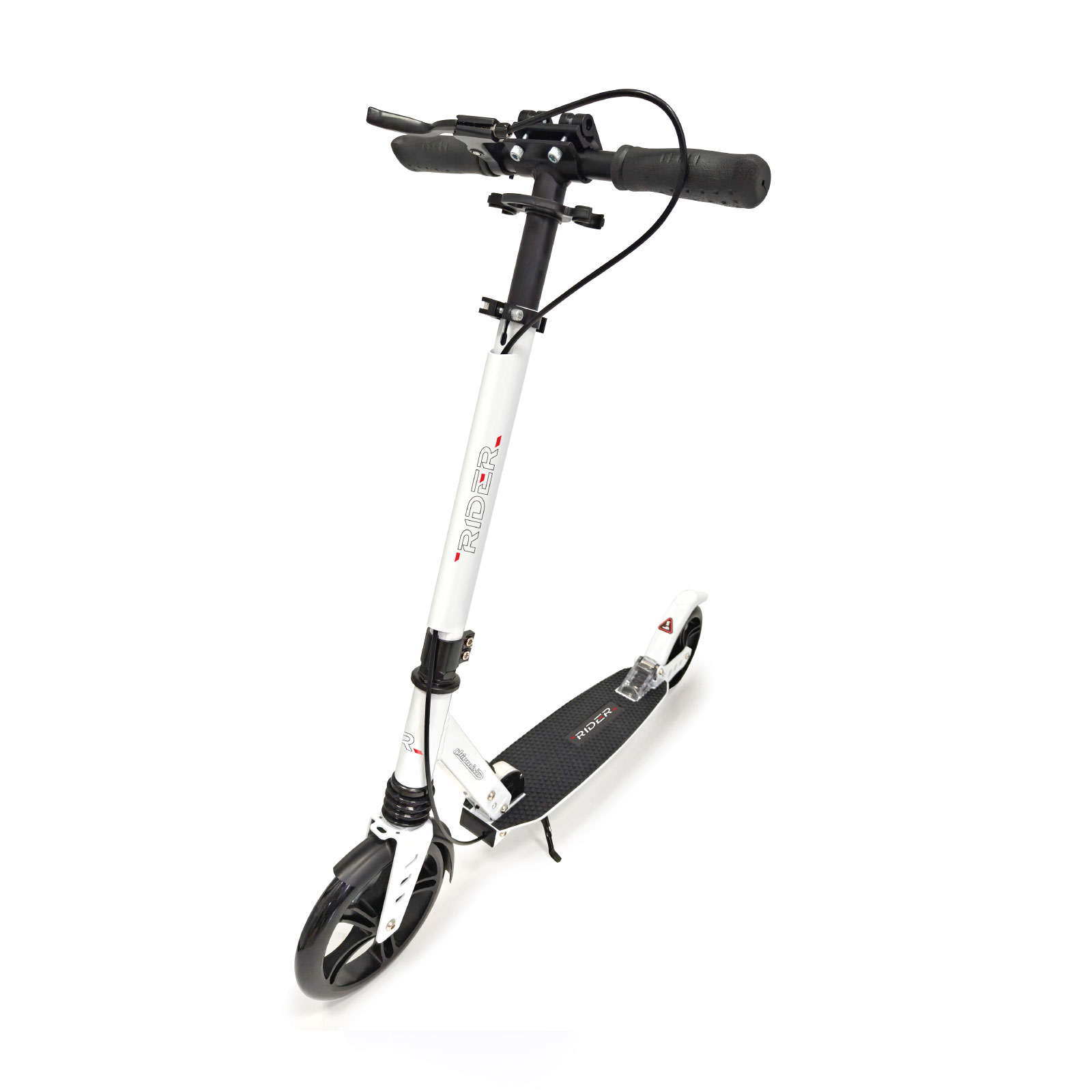 Scooter with brake up to 100kg Rider white