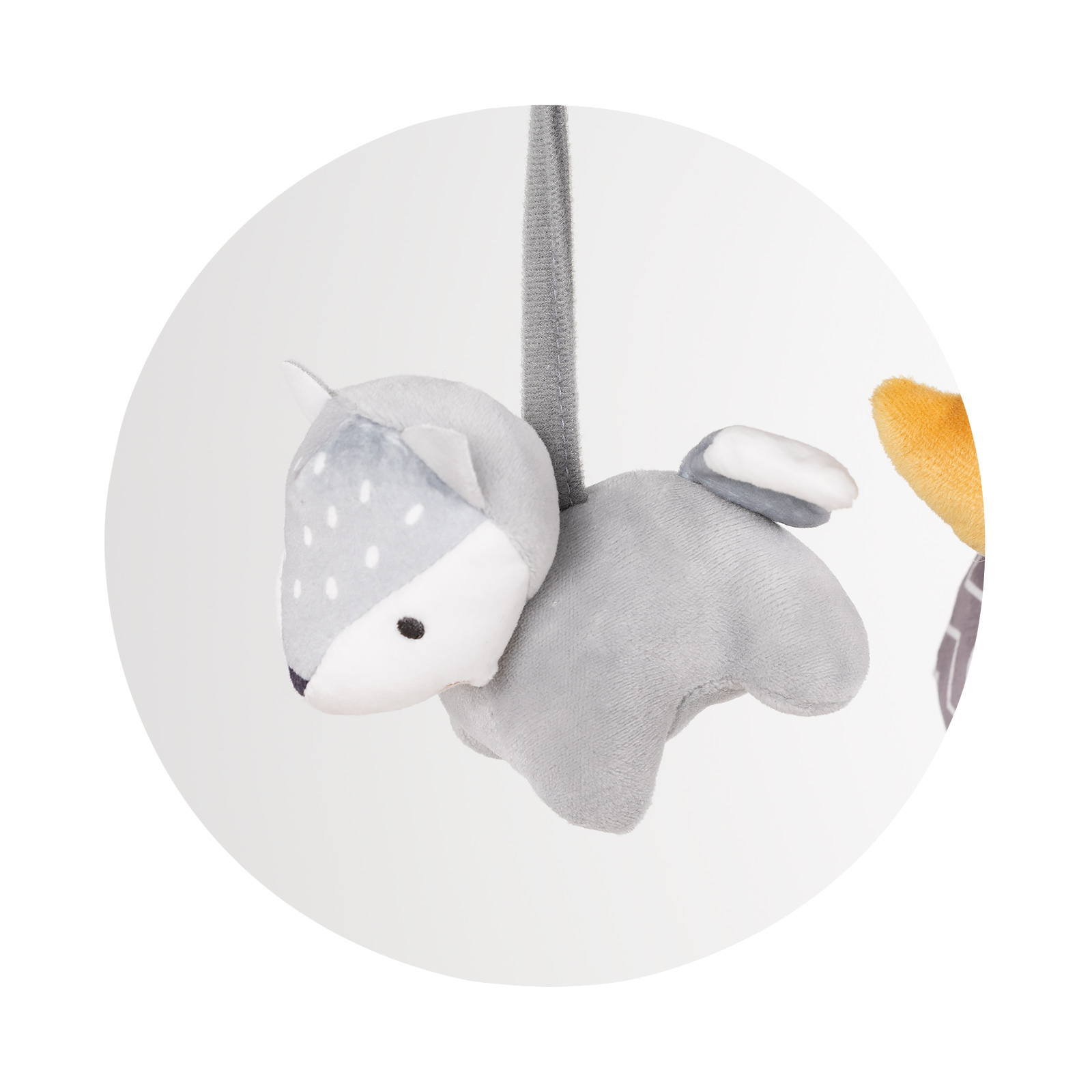 Musical toy with projector "Sleeping Forest" gray