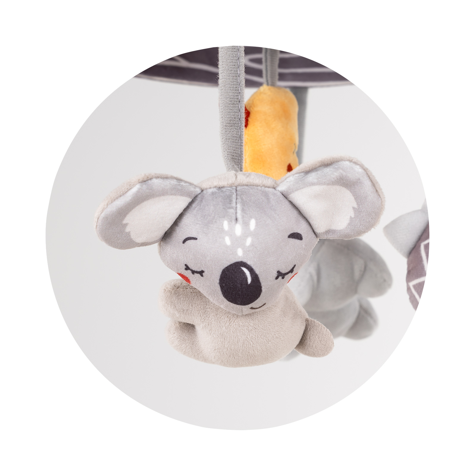 Musical toy with projector "Sleeping Forest" gray