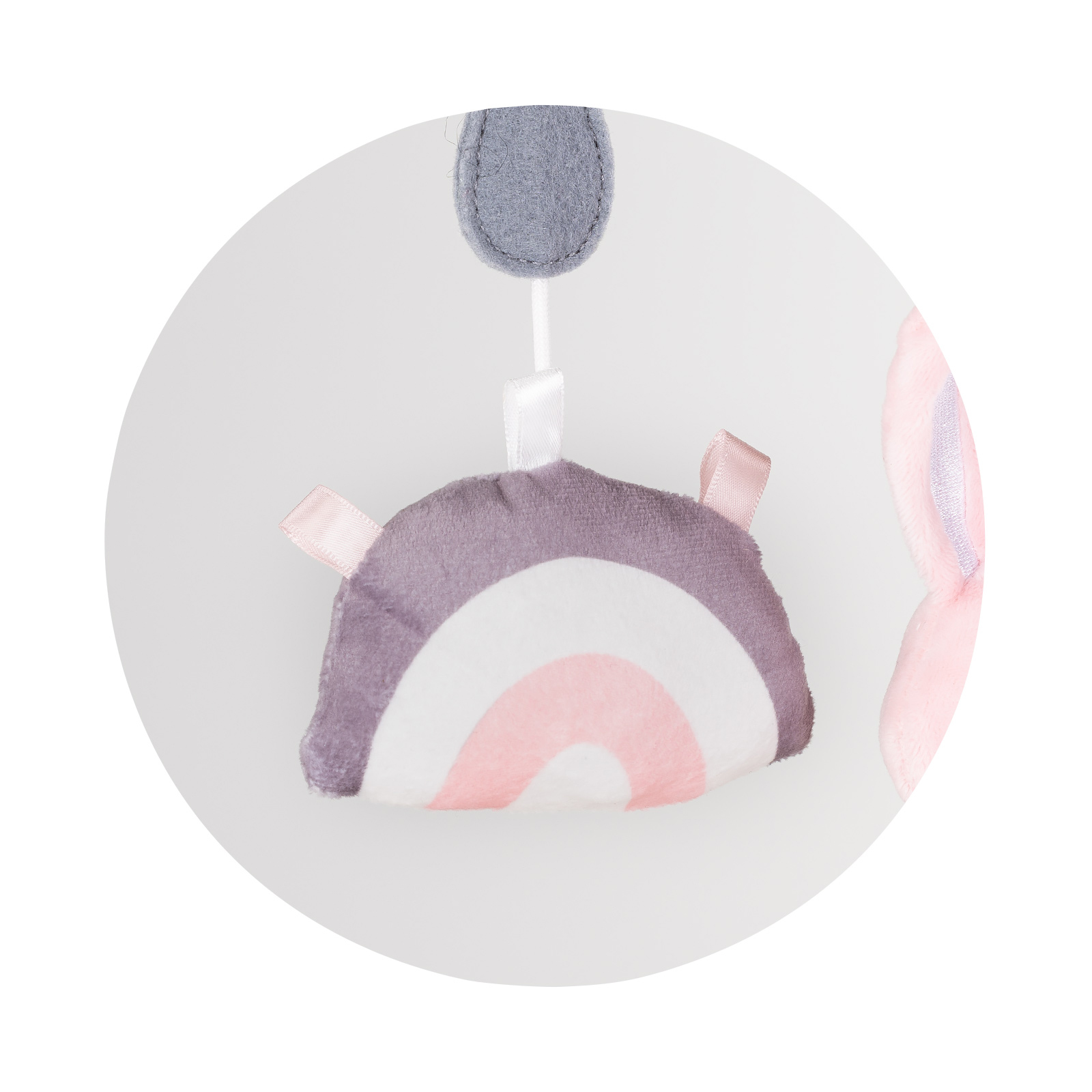 Musical bed toy "Sleeping Bunny" pink