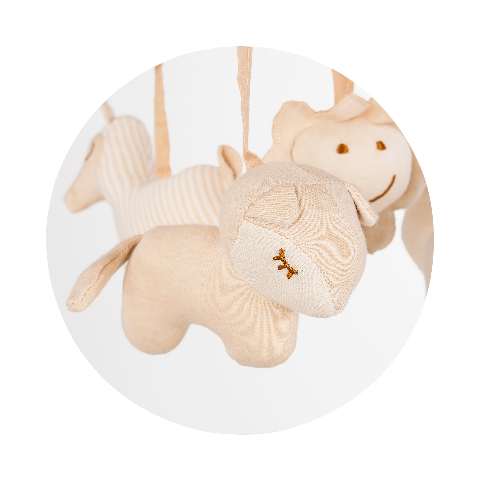 Musical bed toy "Bunny and friends"