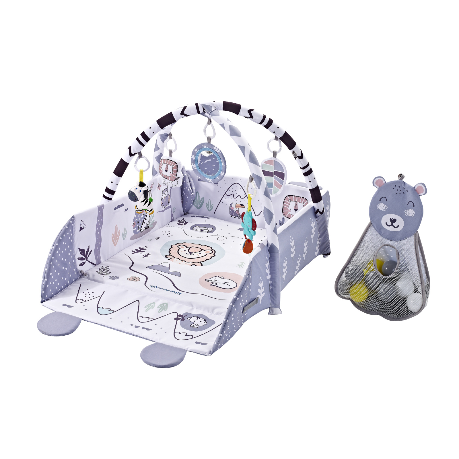 Play center "Entertainment zone" gray