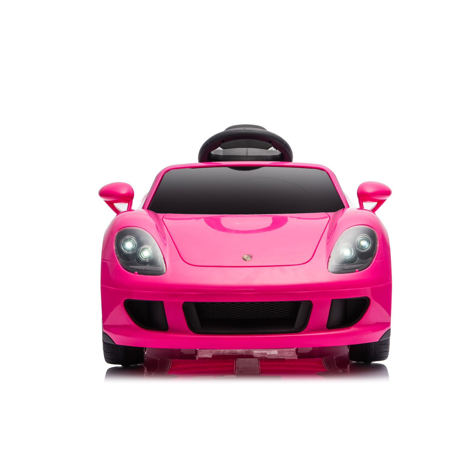 Electric car Porsche Carrera GT pink