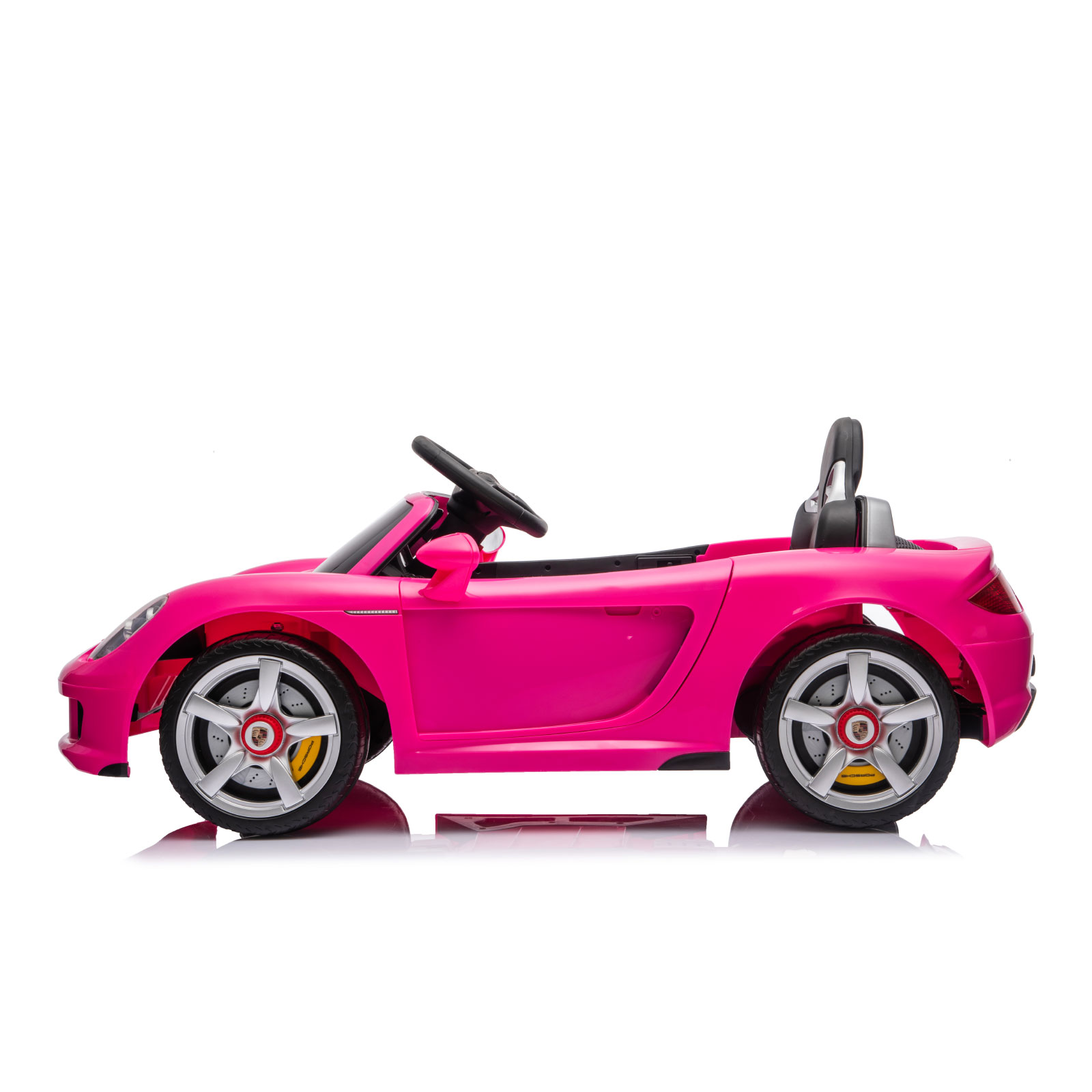 Electric car Porsche Carrera GT pink