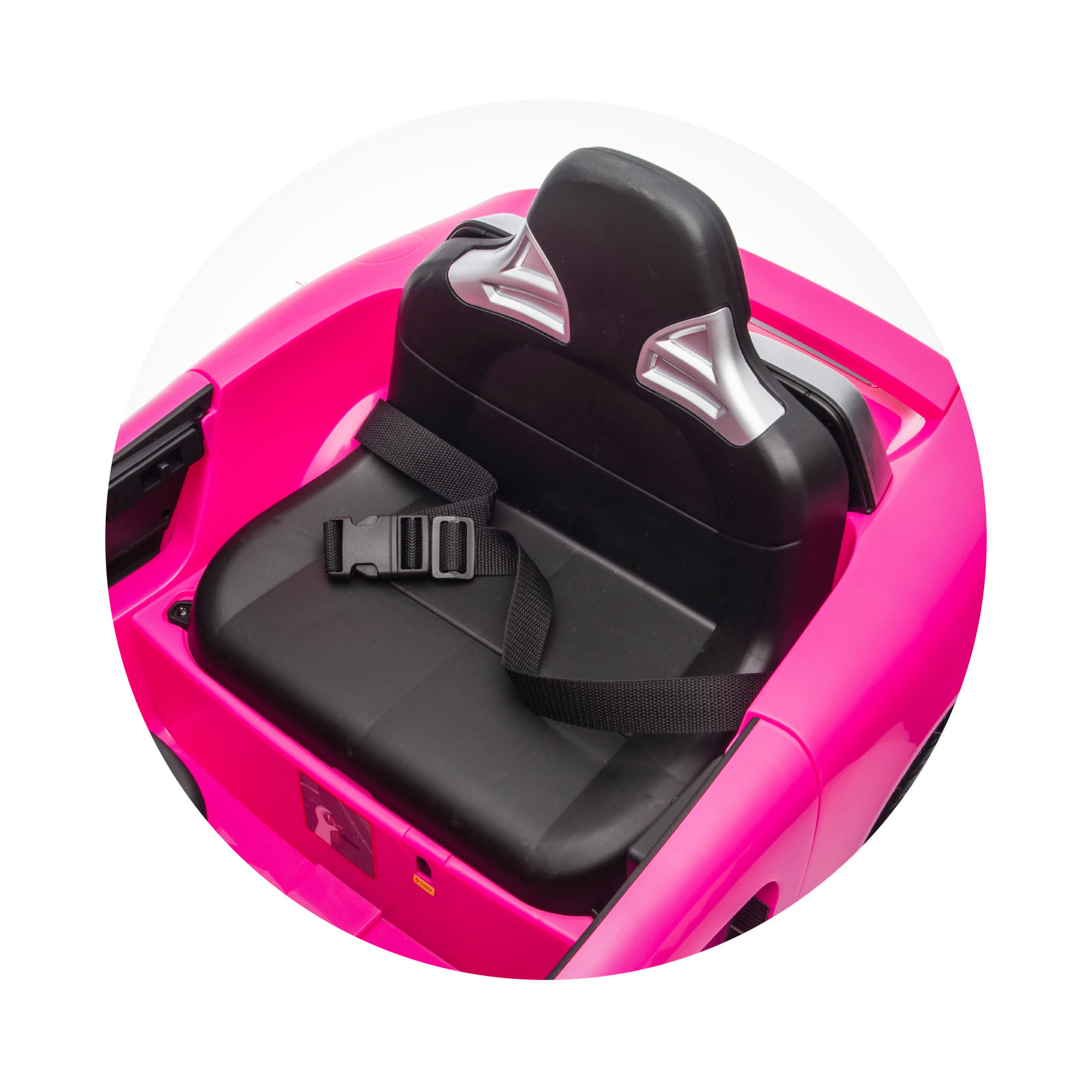 Electric car Porsche Carrera GT pink