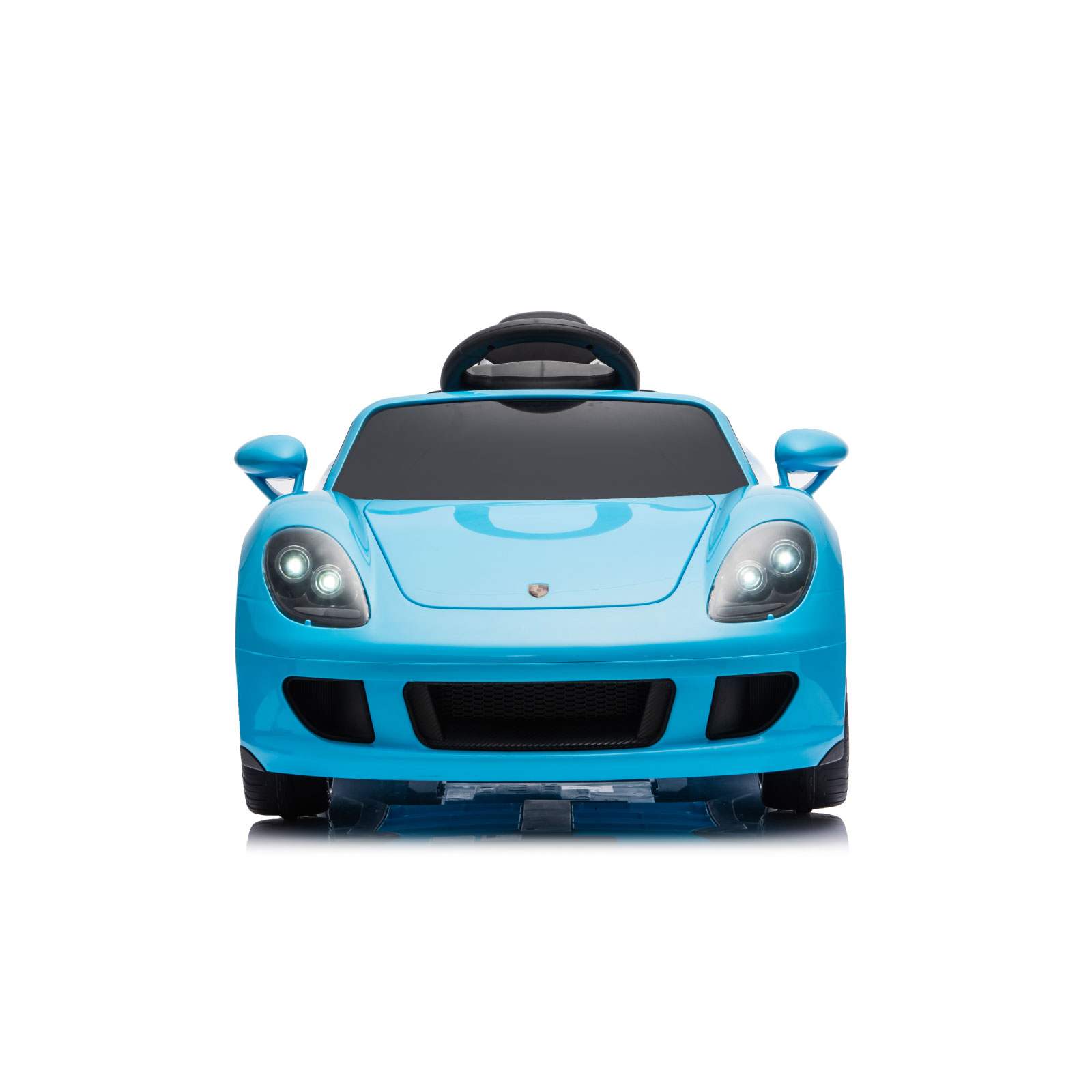 Electric car Porsche Carrera GT blue