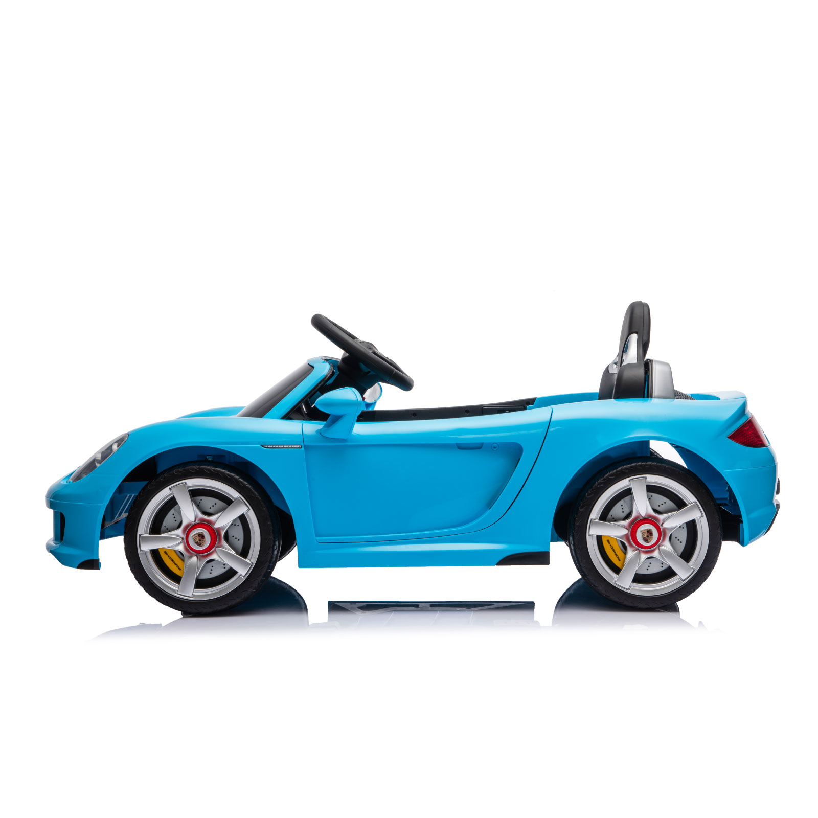 Electric car Porsche Carrera GT blue