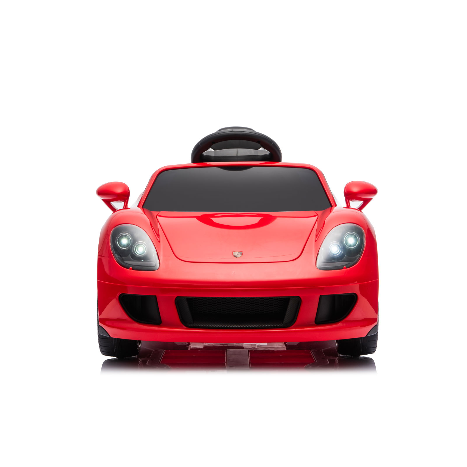 Electric car Porsche Carrera GT red