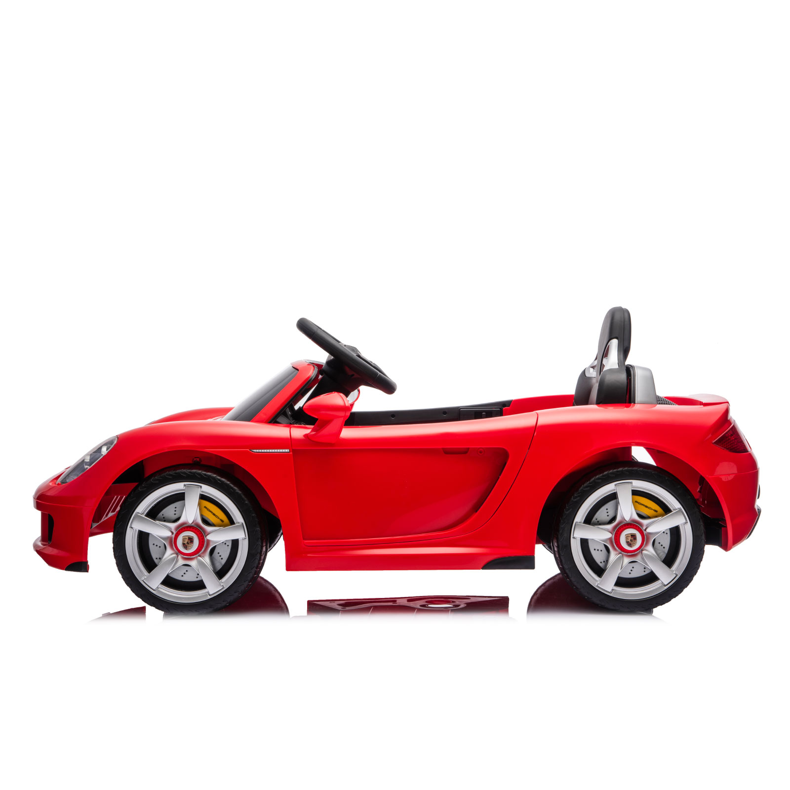 Electric car Porsche Carrera GT red