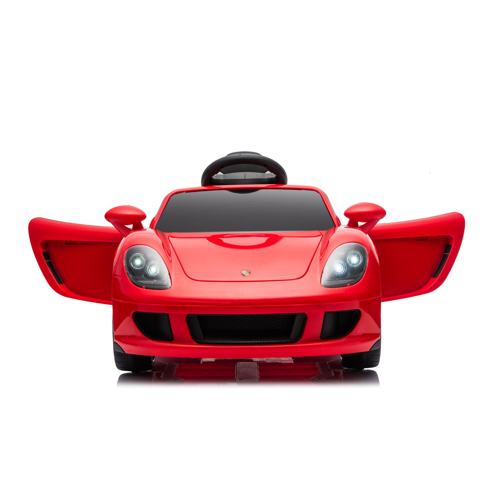 Electric car Porsche Carrera GT red
